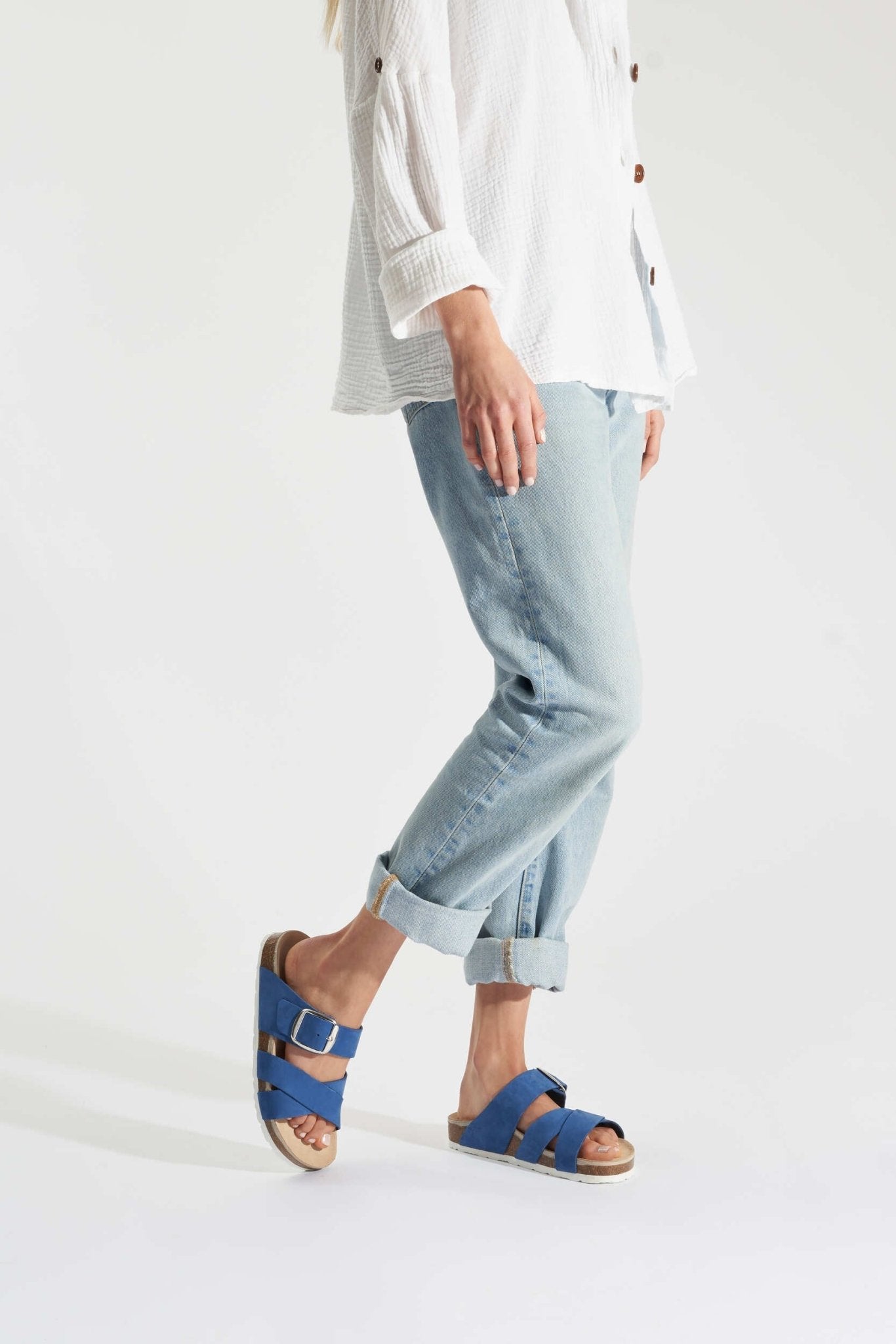 'Elba' women's sandal - Blue - Chaplinshoes'Elba' women's sandal - BlueRohde