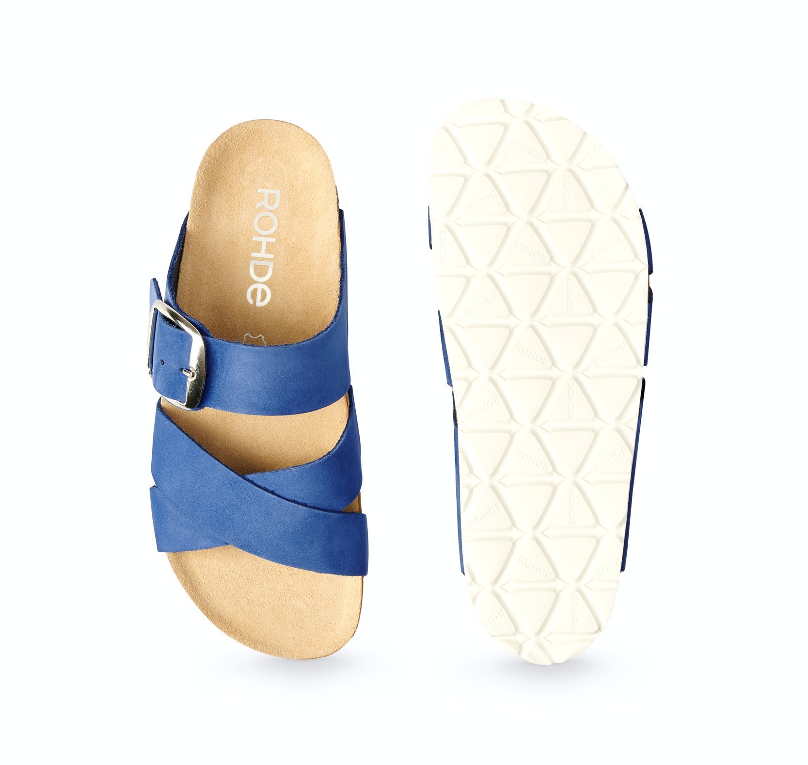 'Elba' women's slide sandal - blue - Chaplinshoes'Elba' women's slide sandal - blueRohde