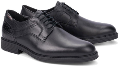 'Flavien' men's ergonomic wide fit (H) lace up shoe - Black - Chaplinshoes'Flavien' men's ergonomic wide fit (H) lace up shoe - BlackMephisto