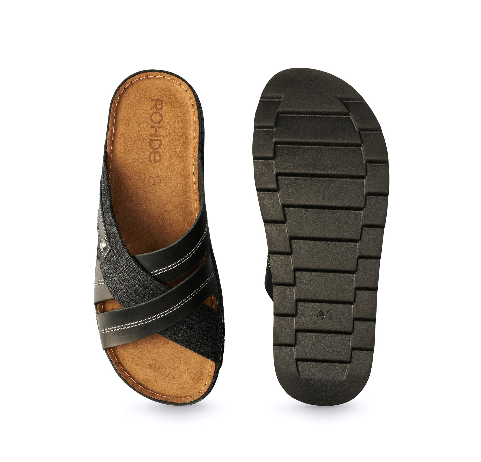 'Foggia' men's outdoor sandal - Black - Chaplinshoes'Foggia' men's outdoor sandal - BlackRohde