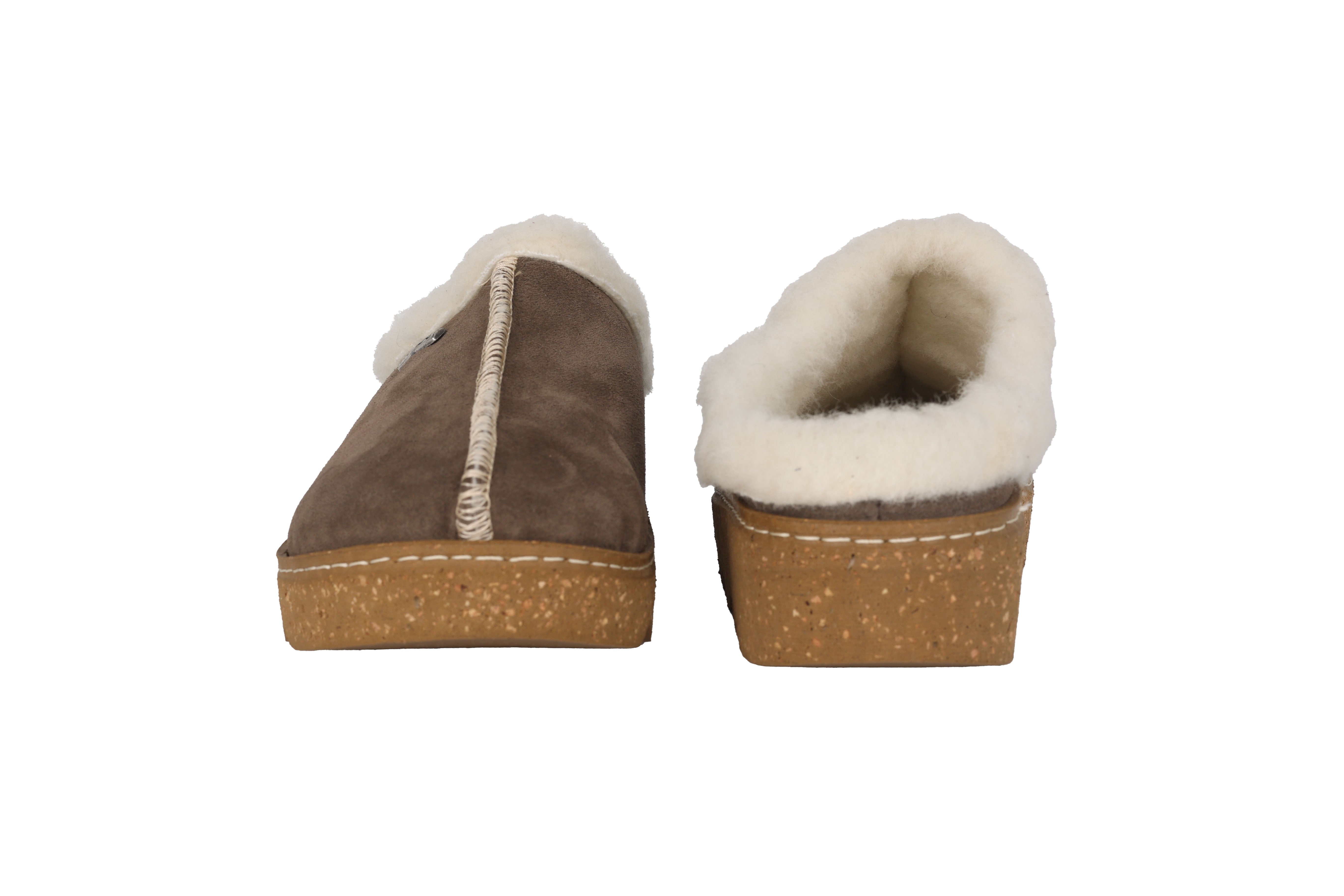 'Foggia-D' women's home slippers - Taupe