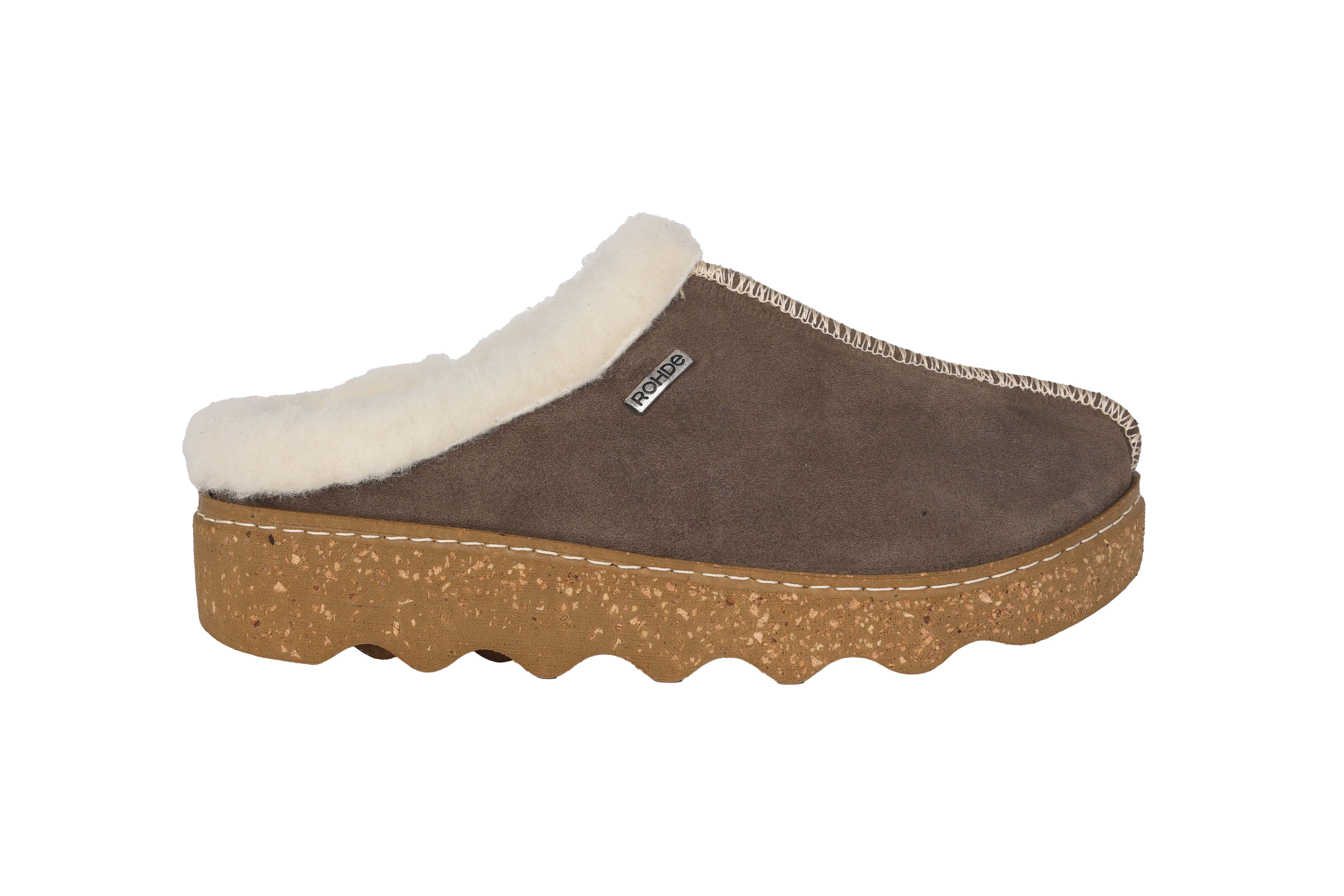 'Foggia-D' women's home slippers - Taupe