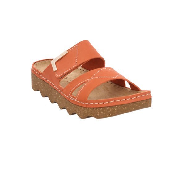 'Foggia' women's indoor slide sandal - orange - Chaplinshoes'Foggia' women's indoor slide sandal - orangeRohde