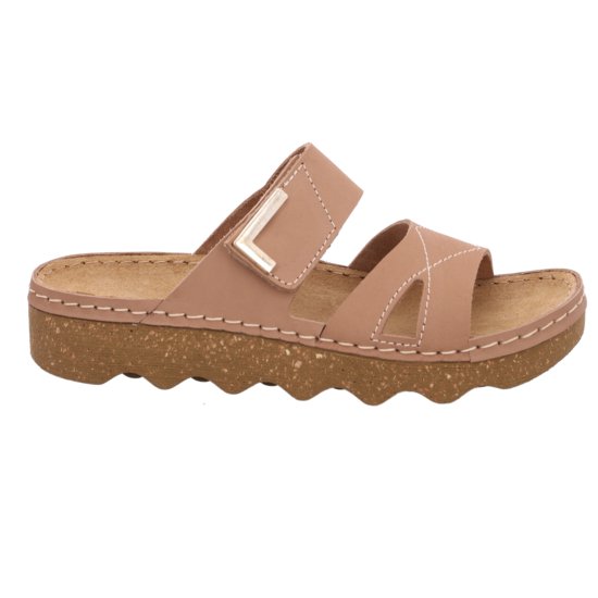 'Foggia' women's slide sandal - Brown - Chaplinshoes'Foggia' women's slide sandal - BrownRohde