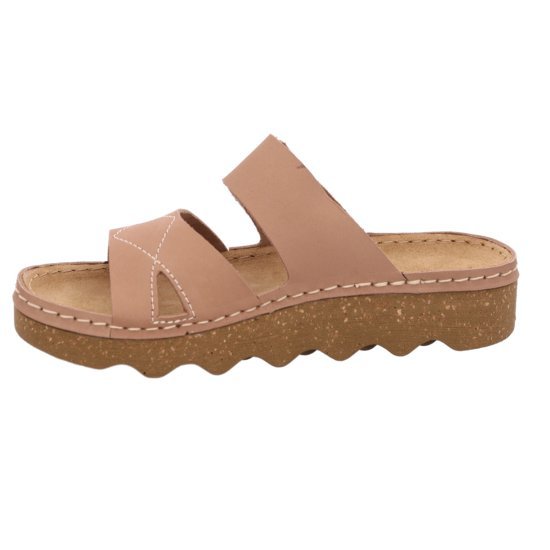 'Foggia' women's slide sandal - Brown - Chaplinshoes'Foggia' women's slide sandal - BrownRohde