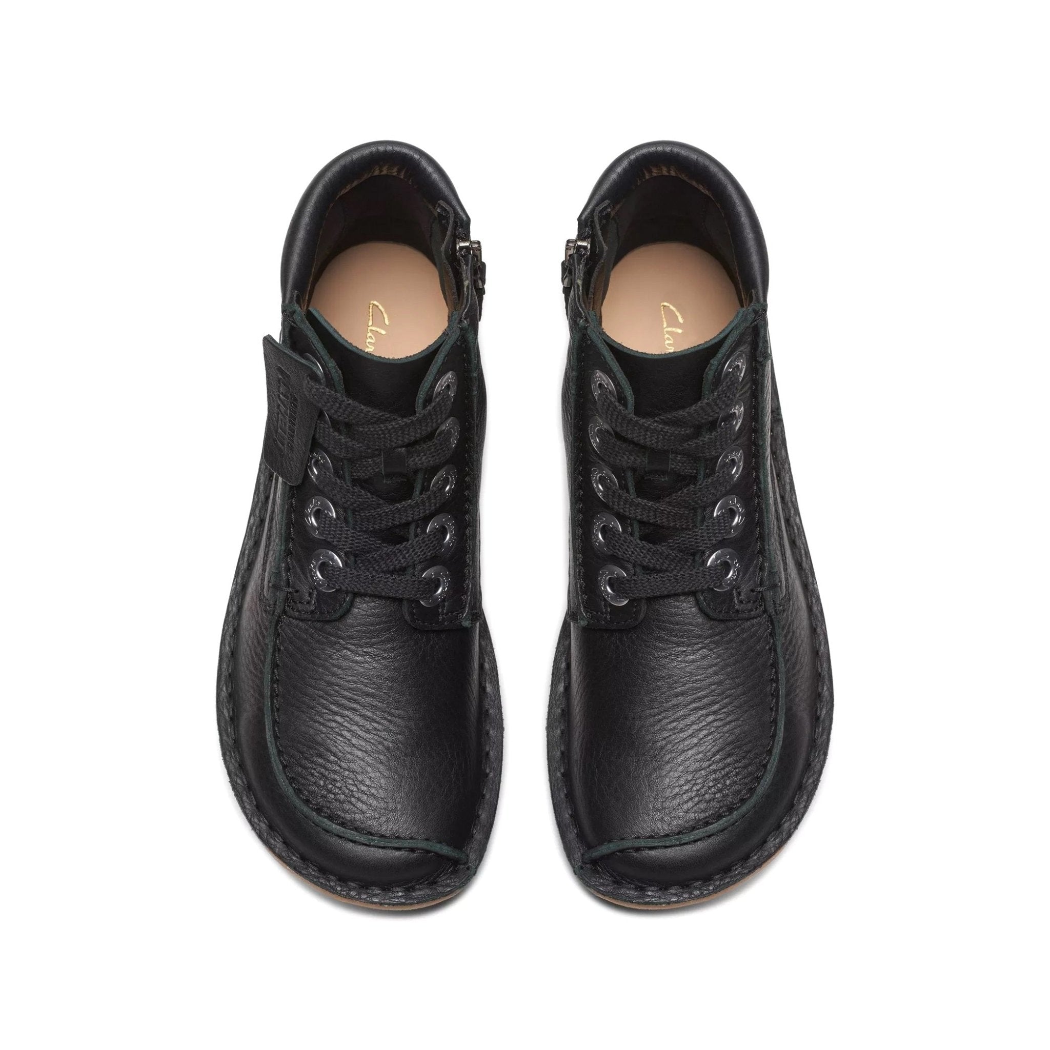 'Funny Cedar' women's lace - zip boot - black - Chaplinshoes'Funny Cedar' women's lace - zip boot - blackClarks