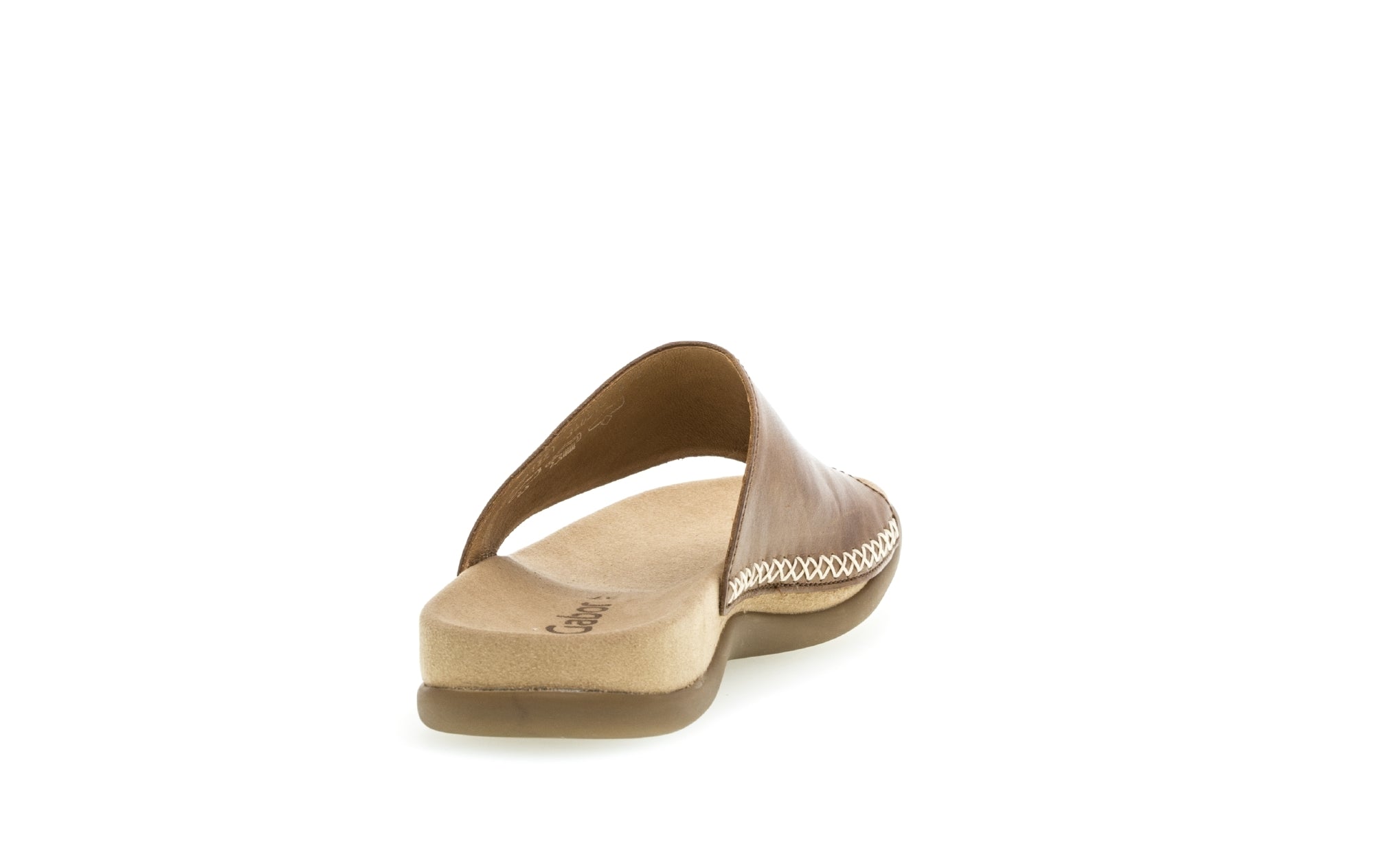 '03.700.24' women's toe slide sandal - brown