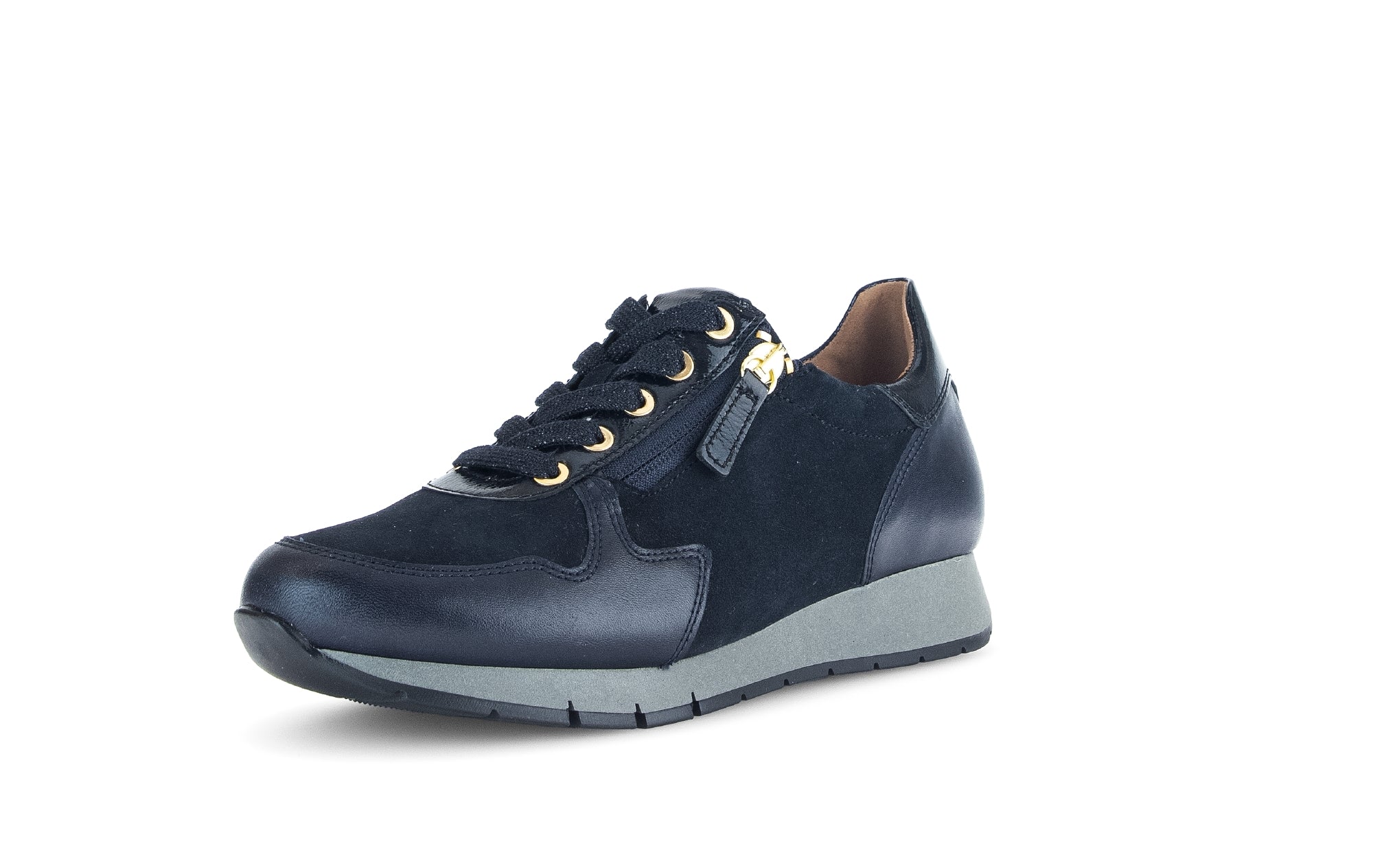 '52.488.36' women's lace-zip sneaker - Dark blue