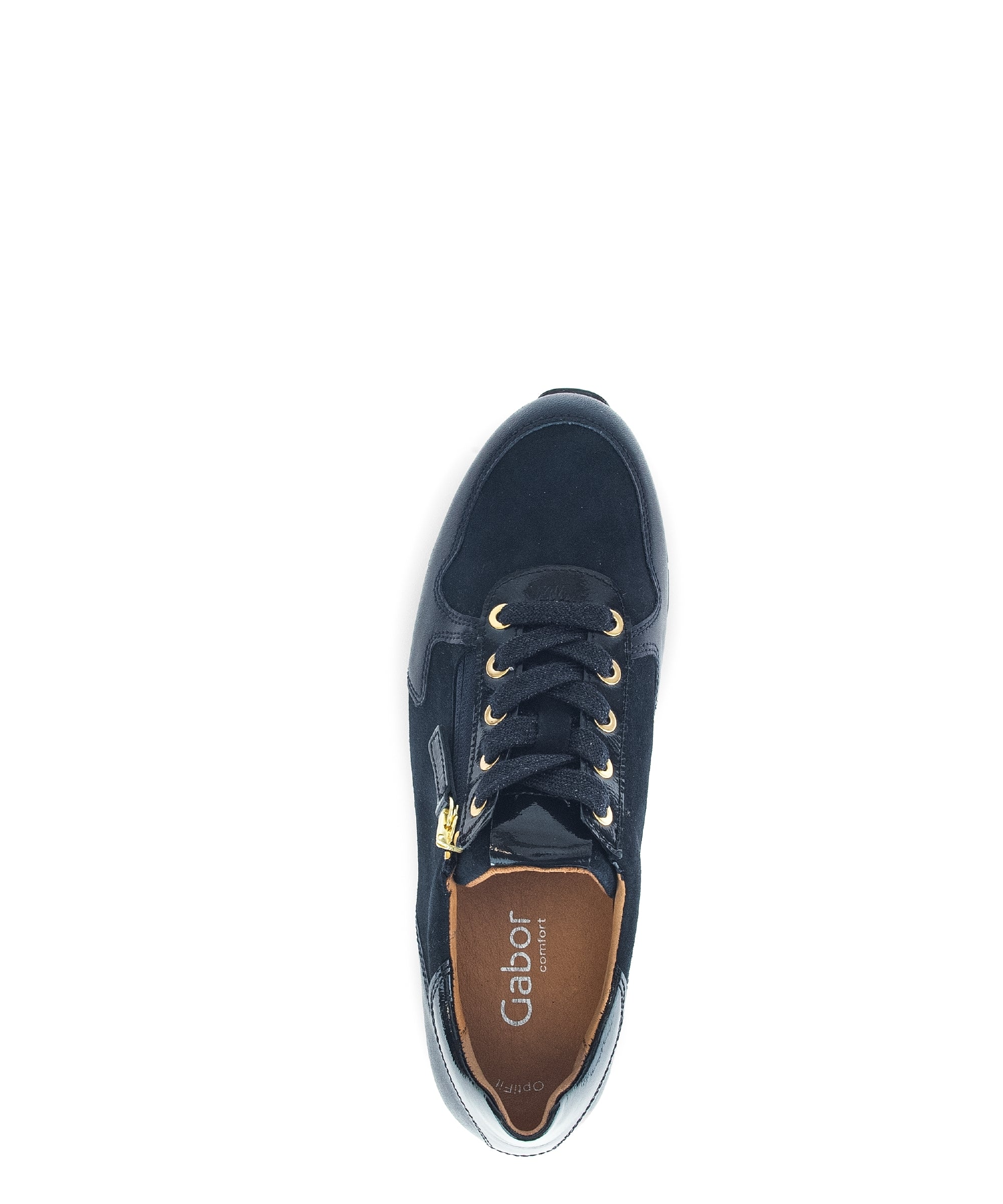 '52.488.36' women's lace-zip sneaker - Dark blue