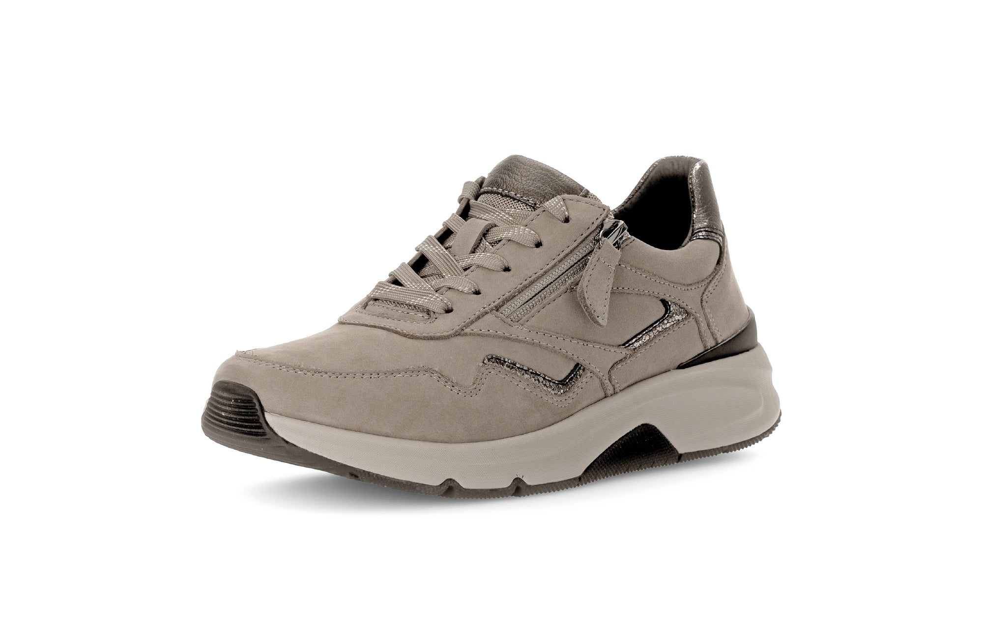 '56.896.42' women's walking rolling sneaker - beige