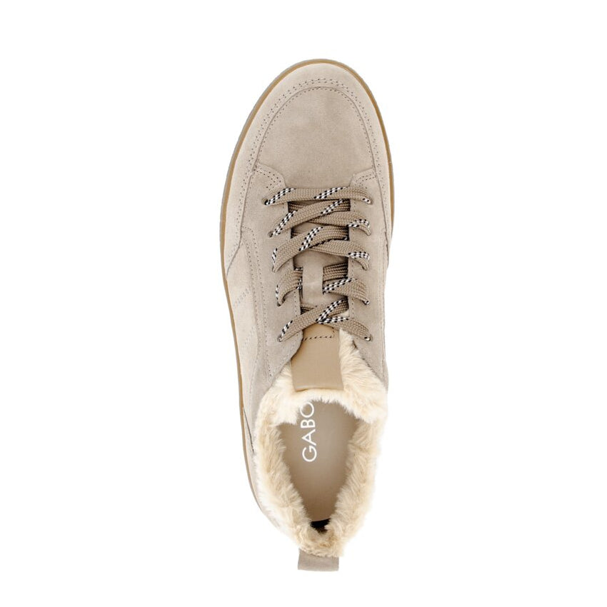 '6024.01.004' women's lace-up shoe - beige