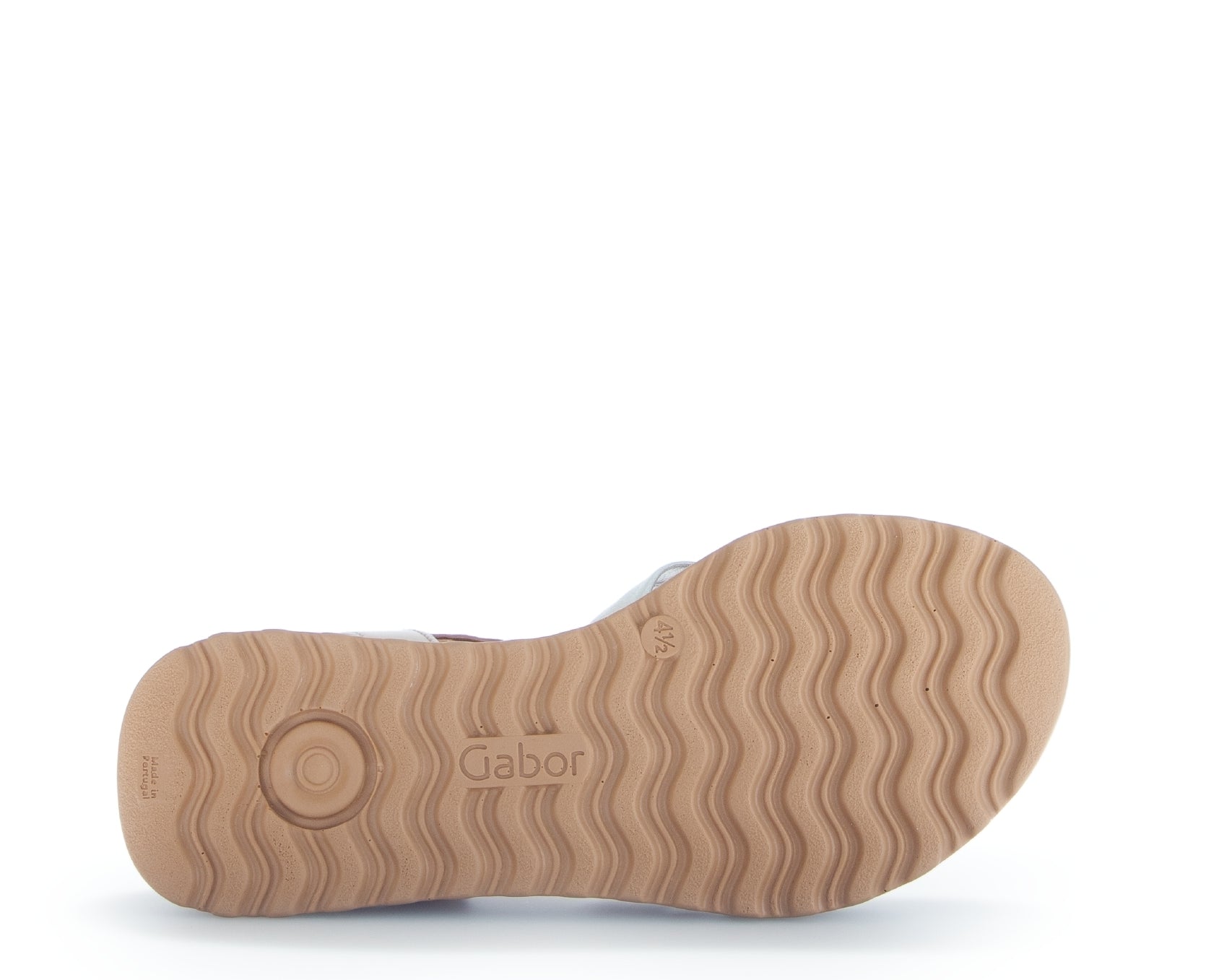 Damensandale '62.844.20' – Weiß-Beige-Blau-Mix