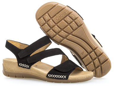 Gabor 63.734.17 women's sandal - Black - ChaplinshoesGabor 63.734.17 women's sandal - BlackGabor