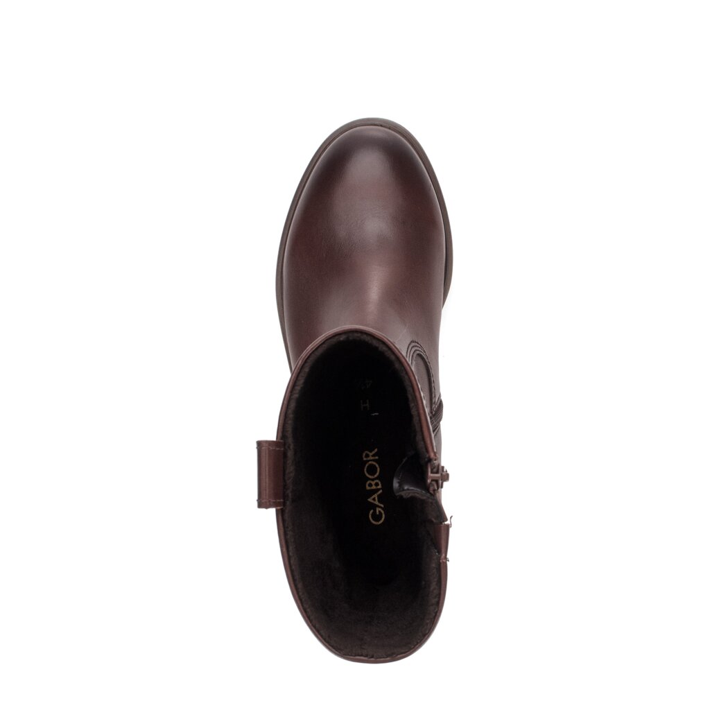 '8010.01.002' women's leather ankle boots - brown