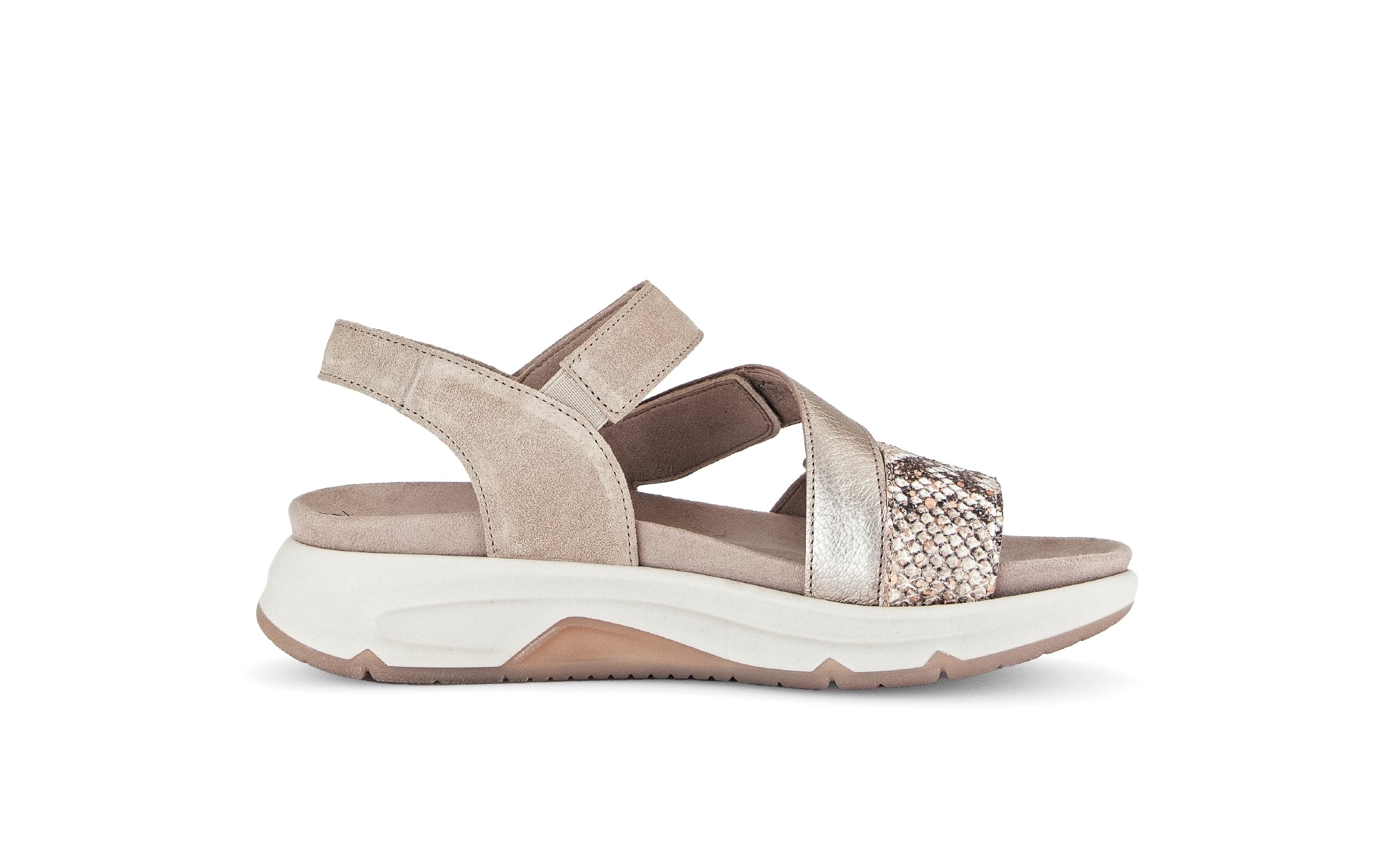 Damen-Rollsandale '66.882.63' – Beige