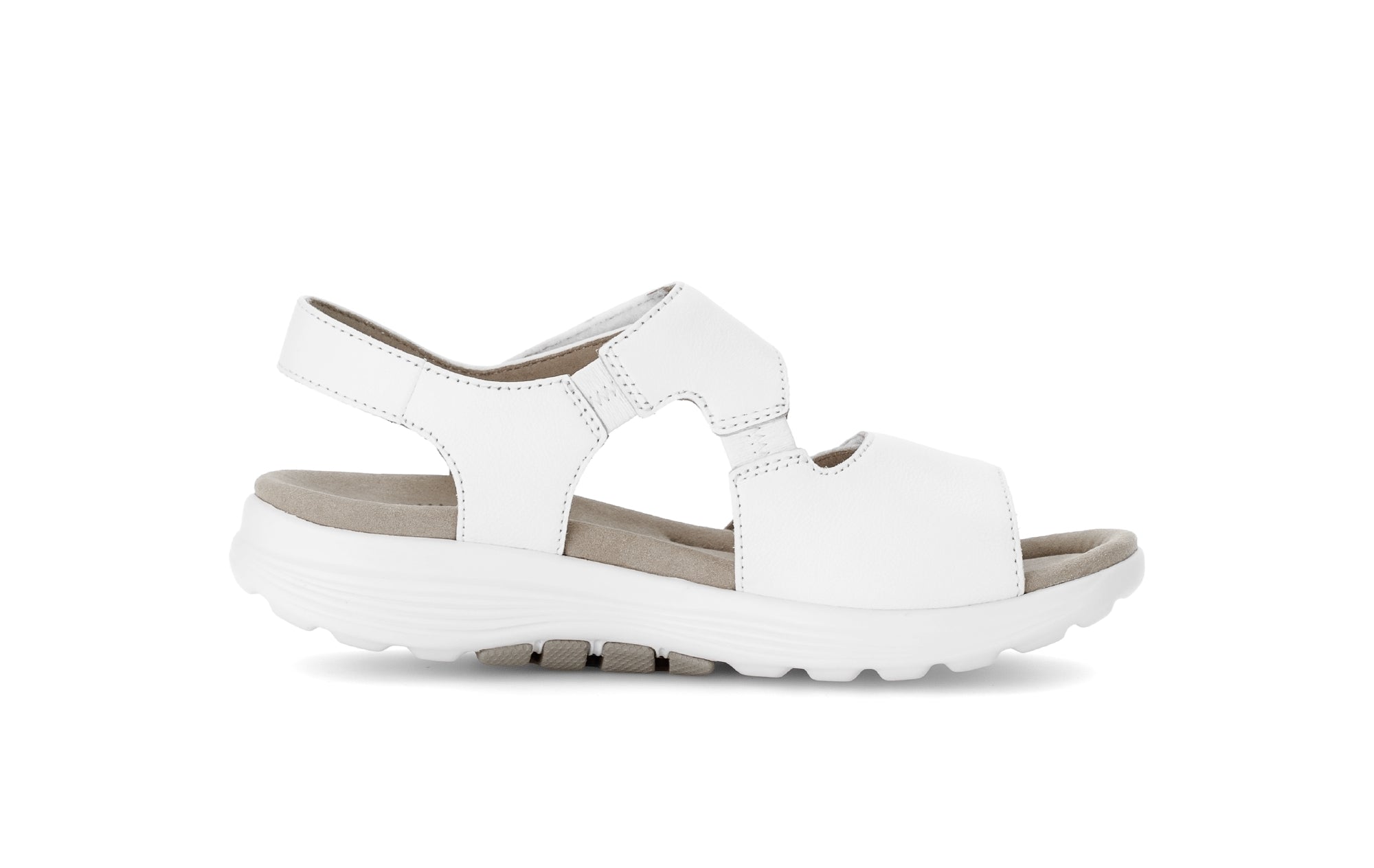'66.815.50' women's walking rolling sandal - white