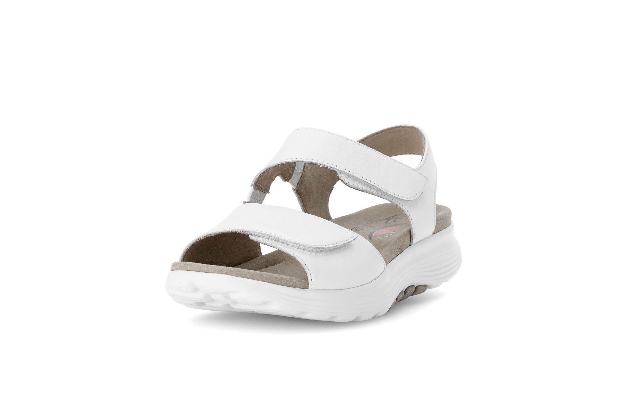 '66.815.50' women's walking rolling sandal - white