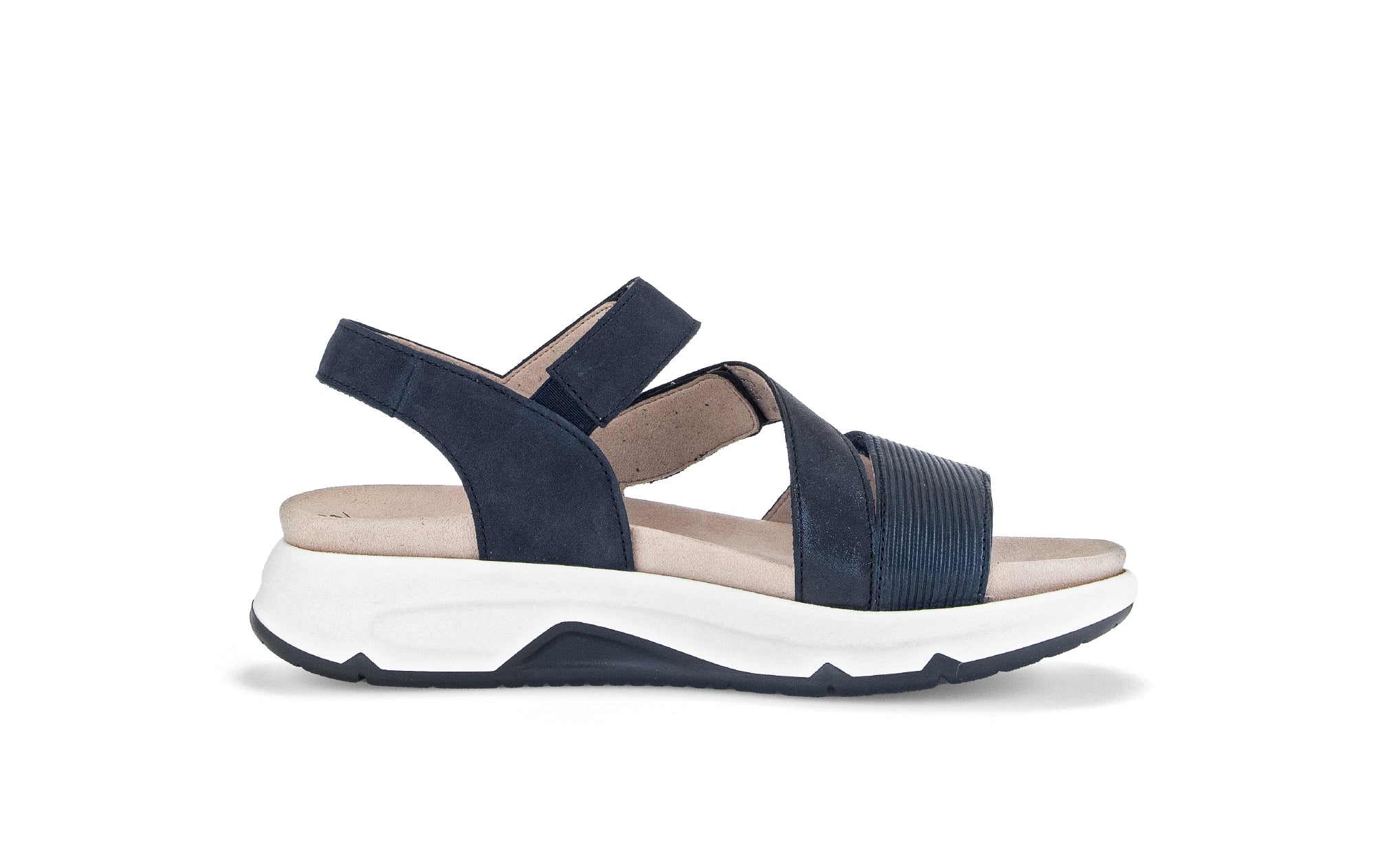 '66.882.66' women's walking rolling sandal - blue