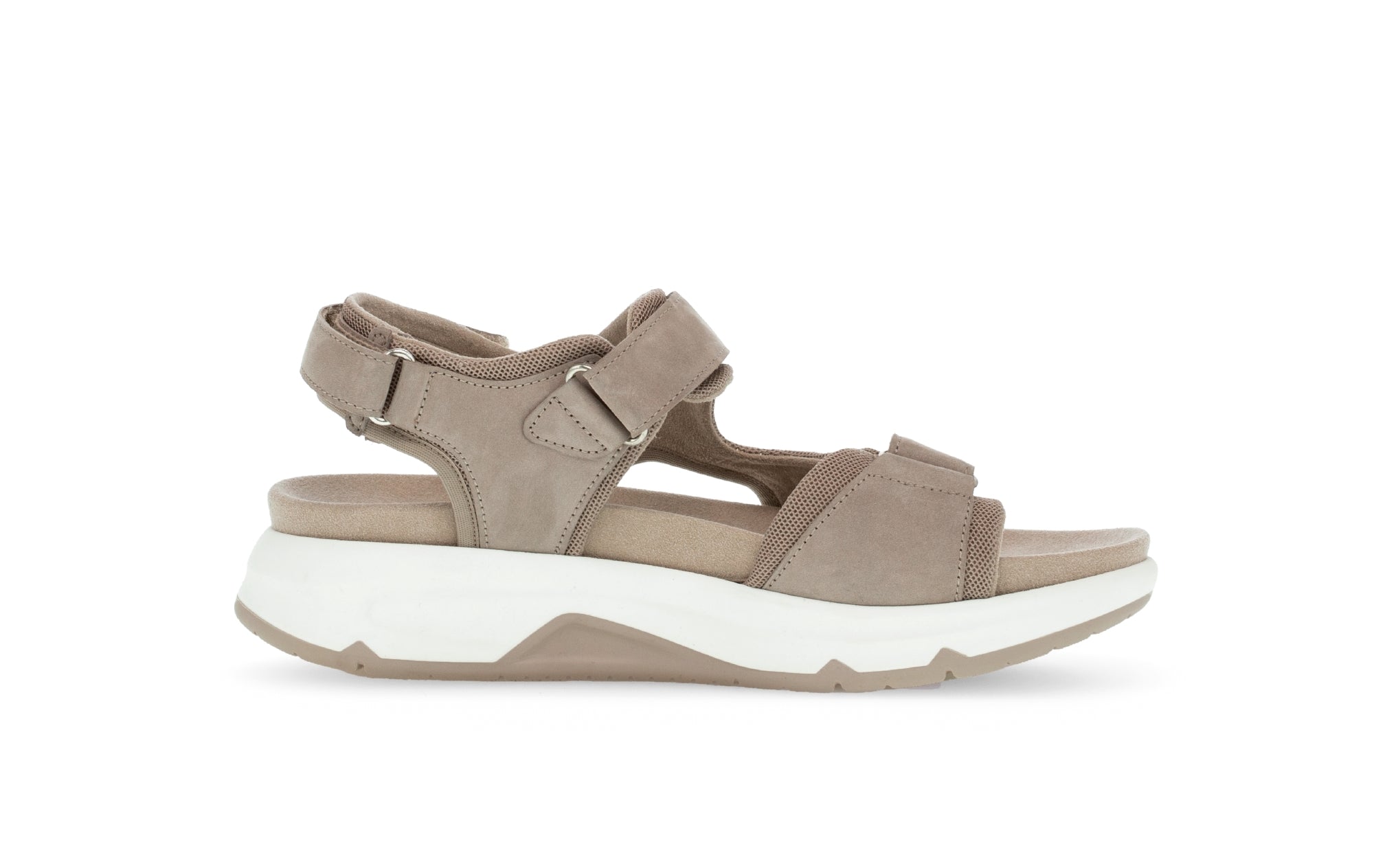 '66.889.43' women's walking rolling sandal - beige