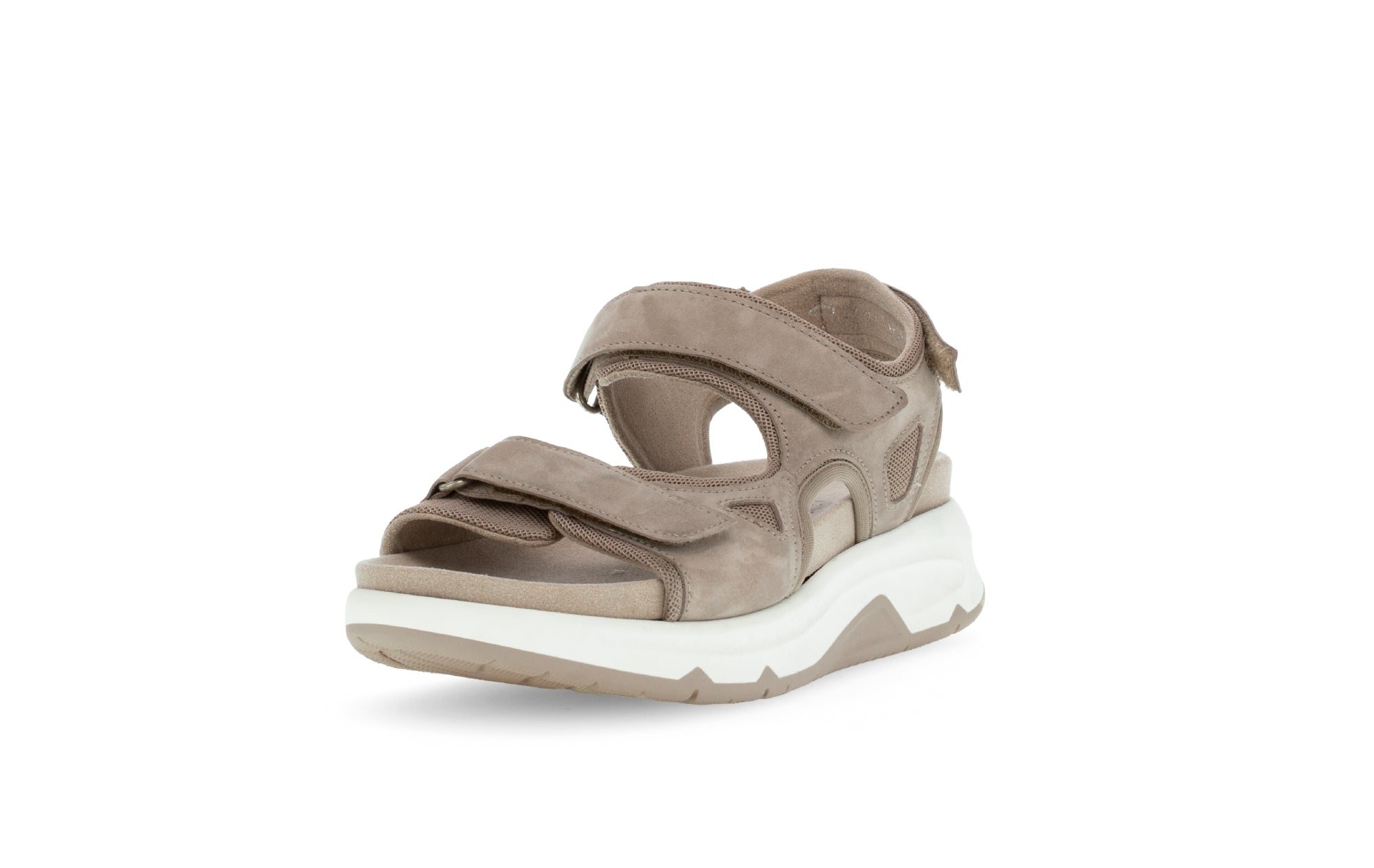 '66.889.43' women's walking rolling sandal - beige