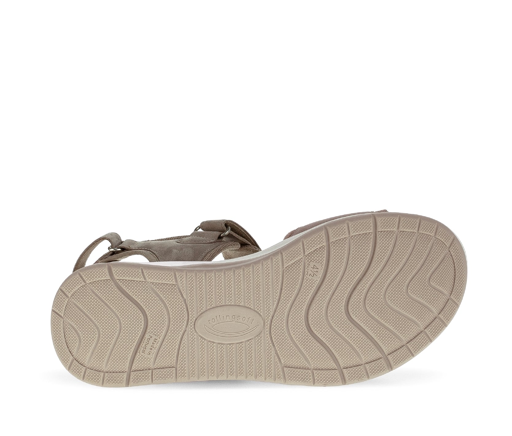 '66.889.43' women's walking rolling sandal - beige