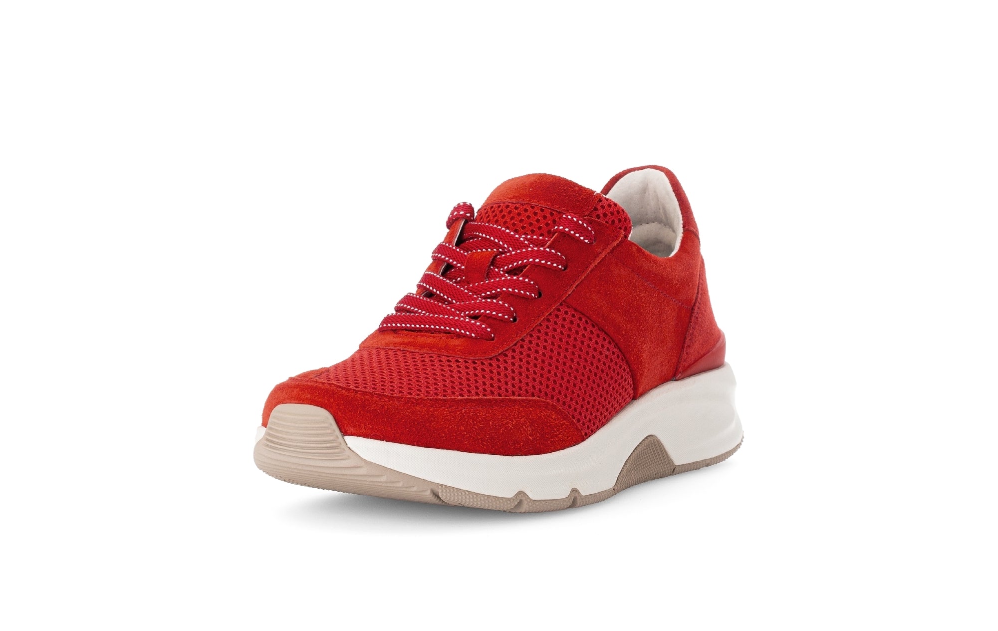 '66.897.48' women's walking rolling shoe - red
