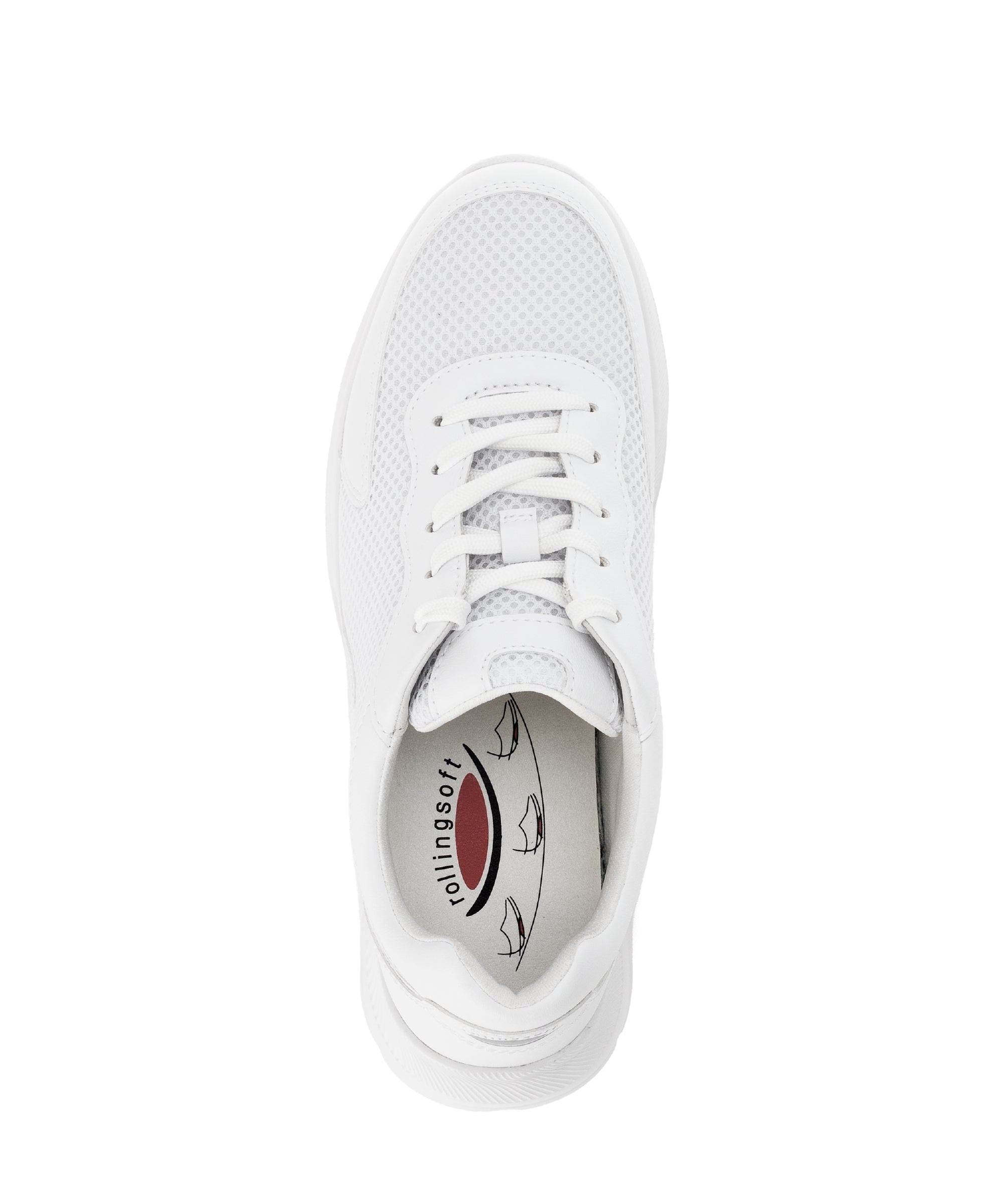 '66.923.10' women's walking rolling sneaker - white