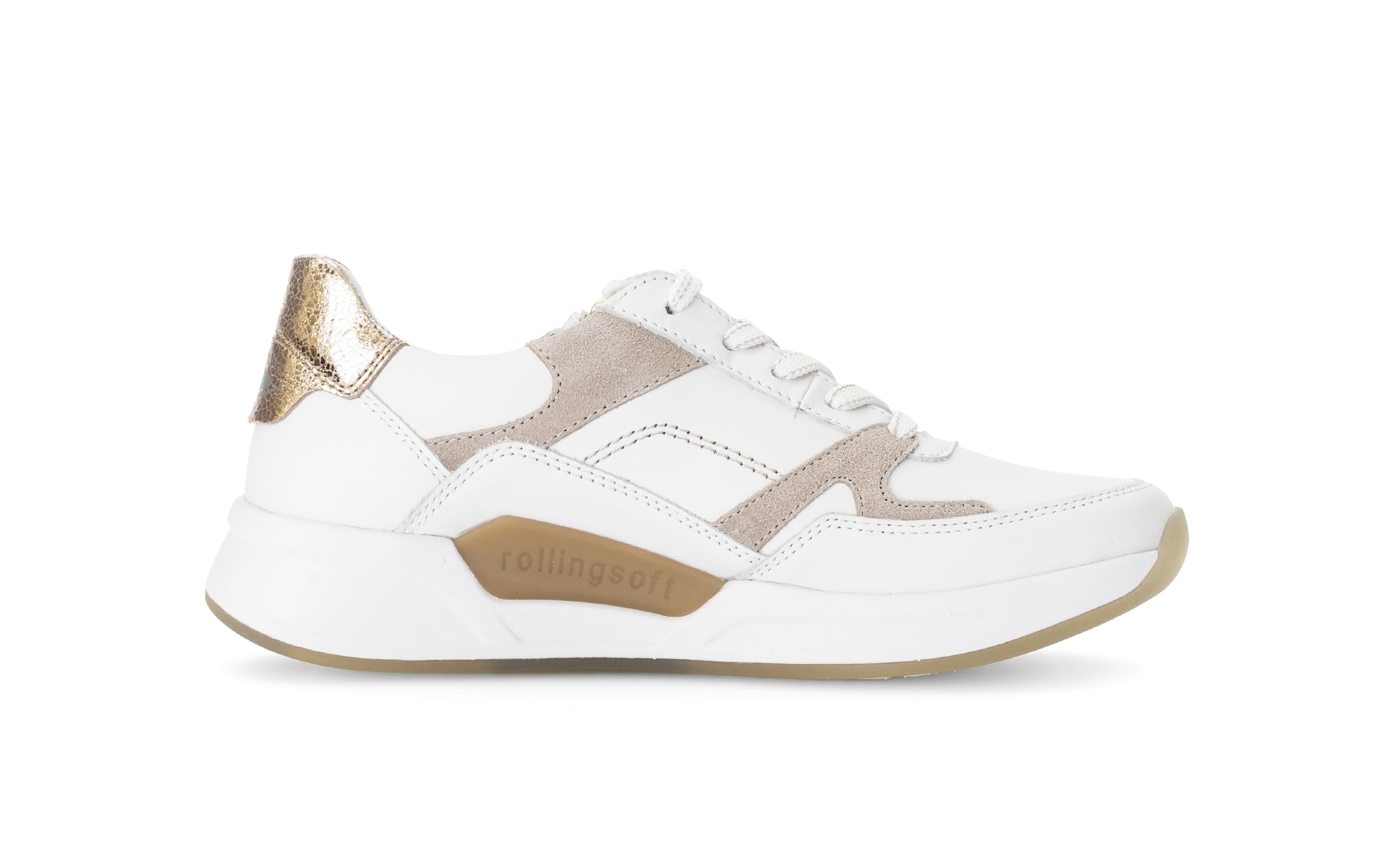 '66.958.52' zapatilla deportiva con ruedas para caminar para mujer - dorado