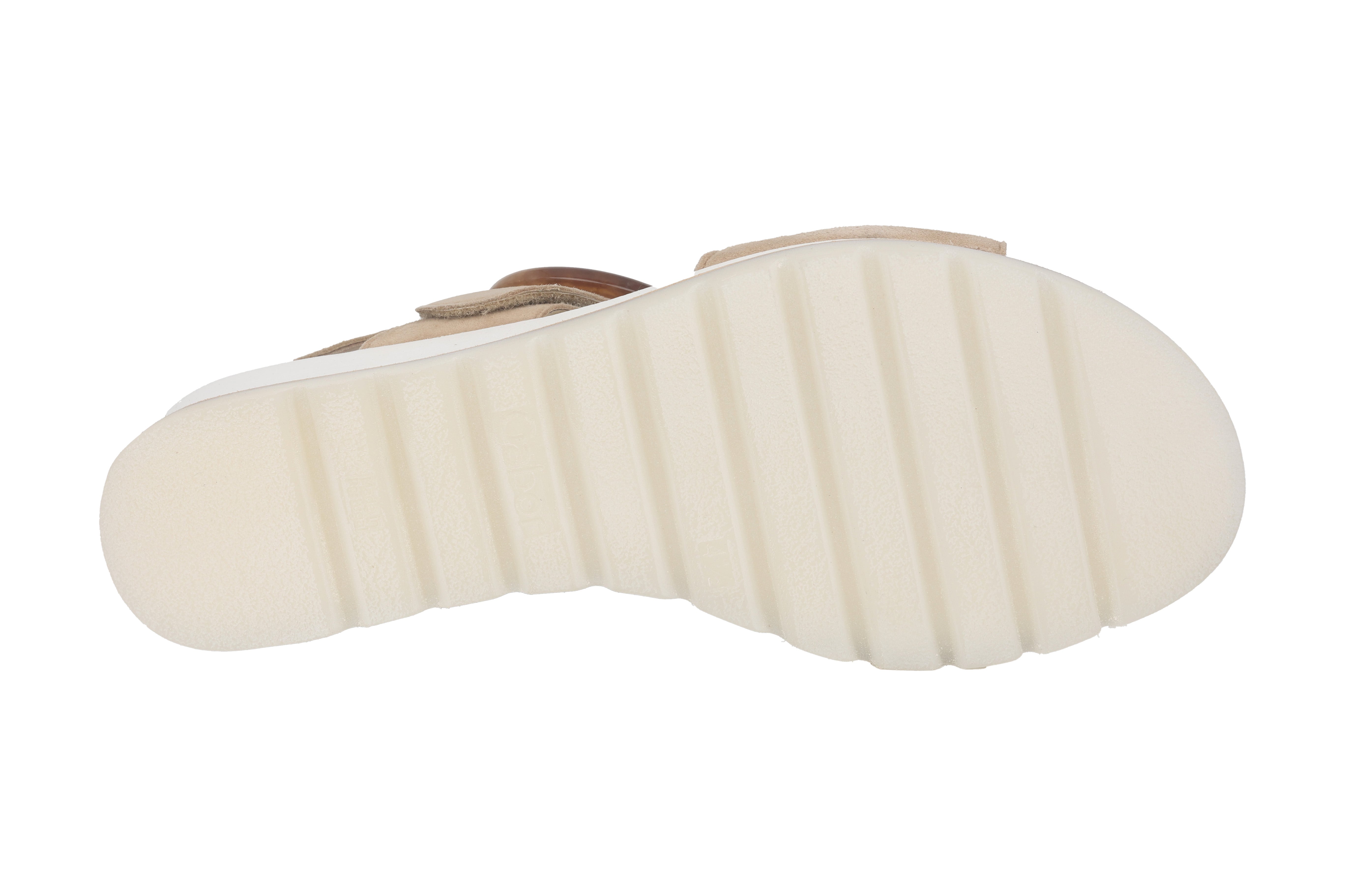 Damessandaal '44.645.14' met sleehak - Beige