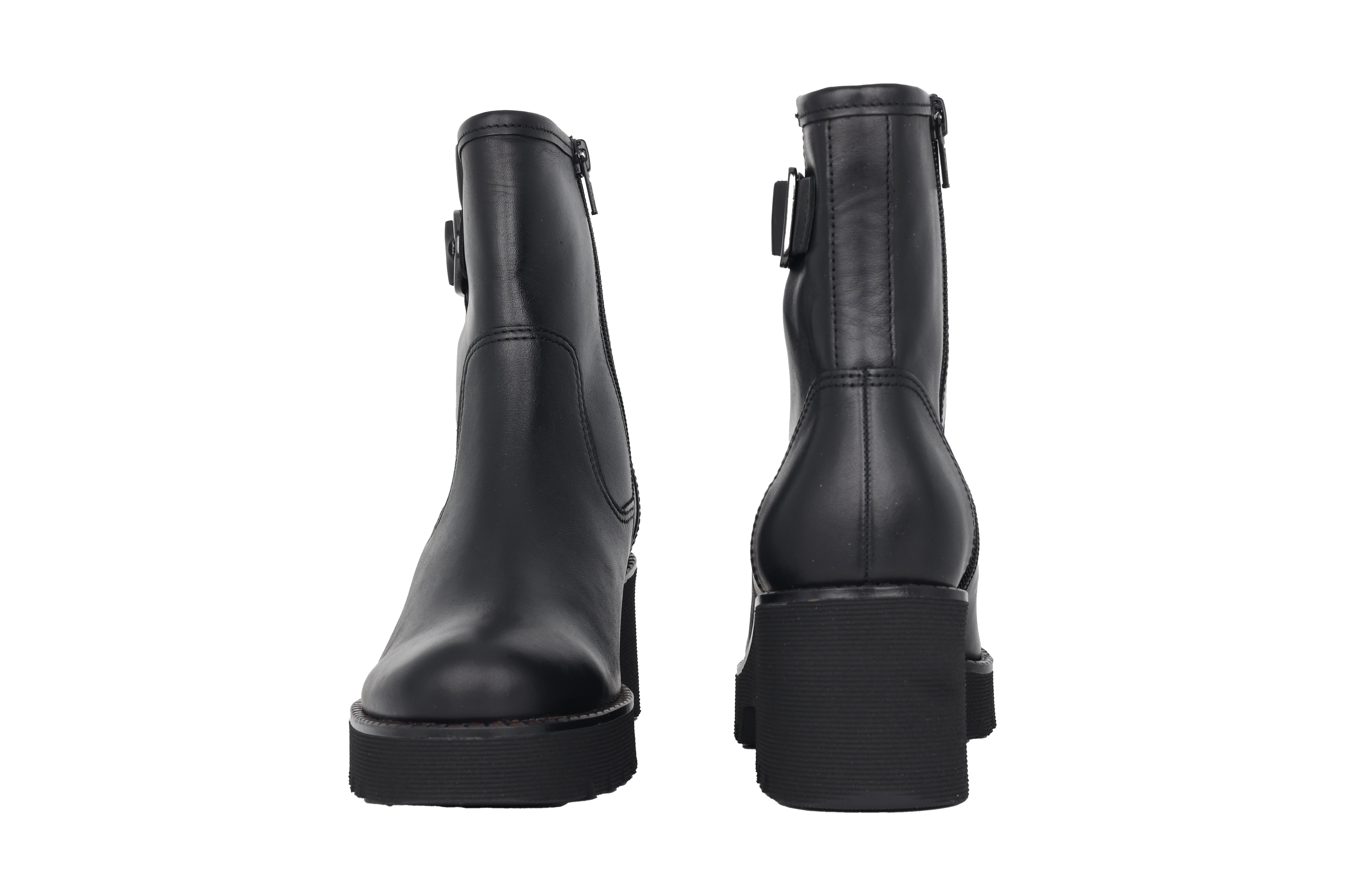 '56.622.57' women's zipper boot - black