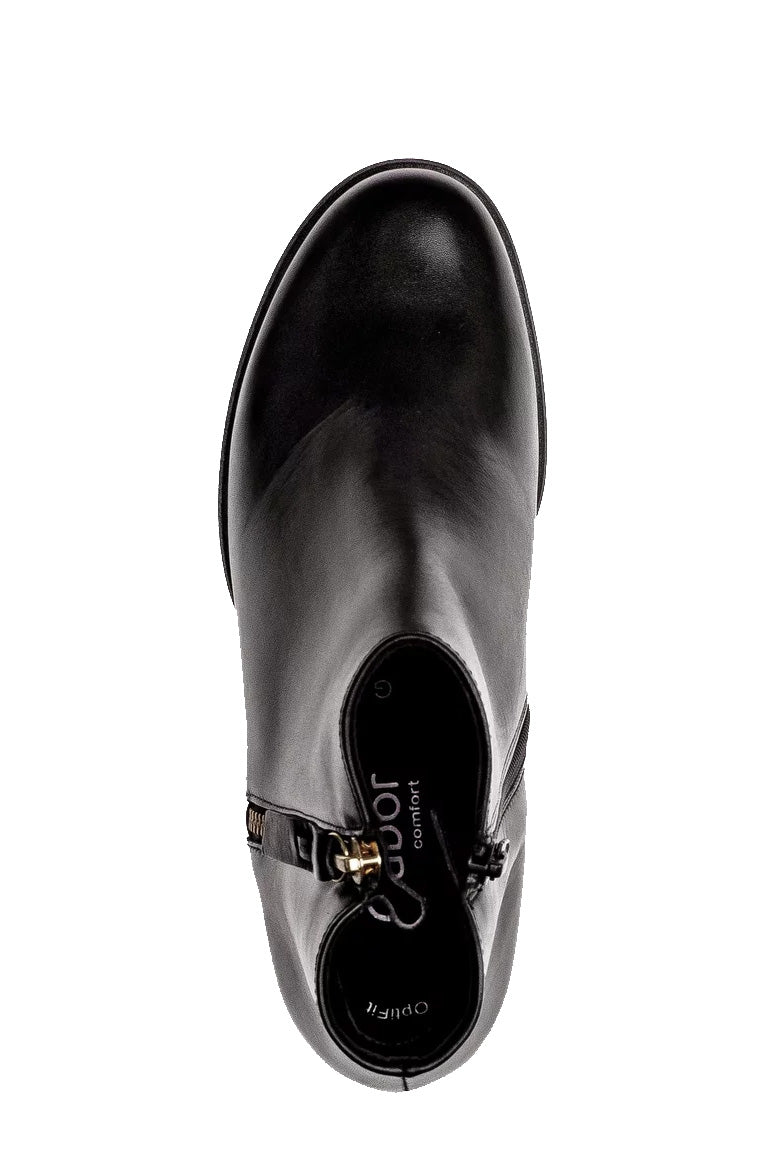 Dames enkellaars '76.653.51' - Zwart