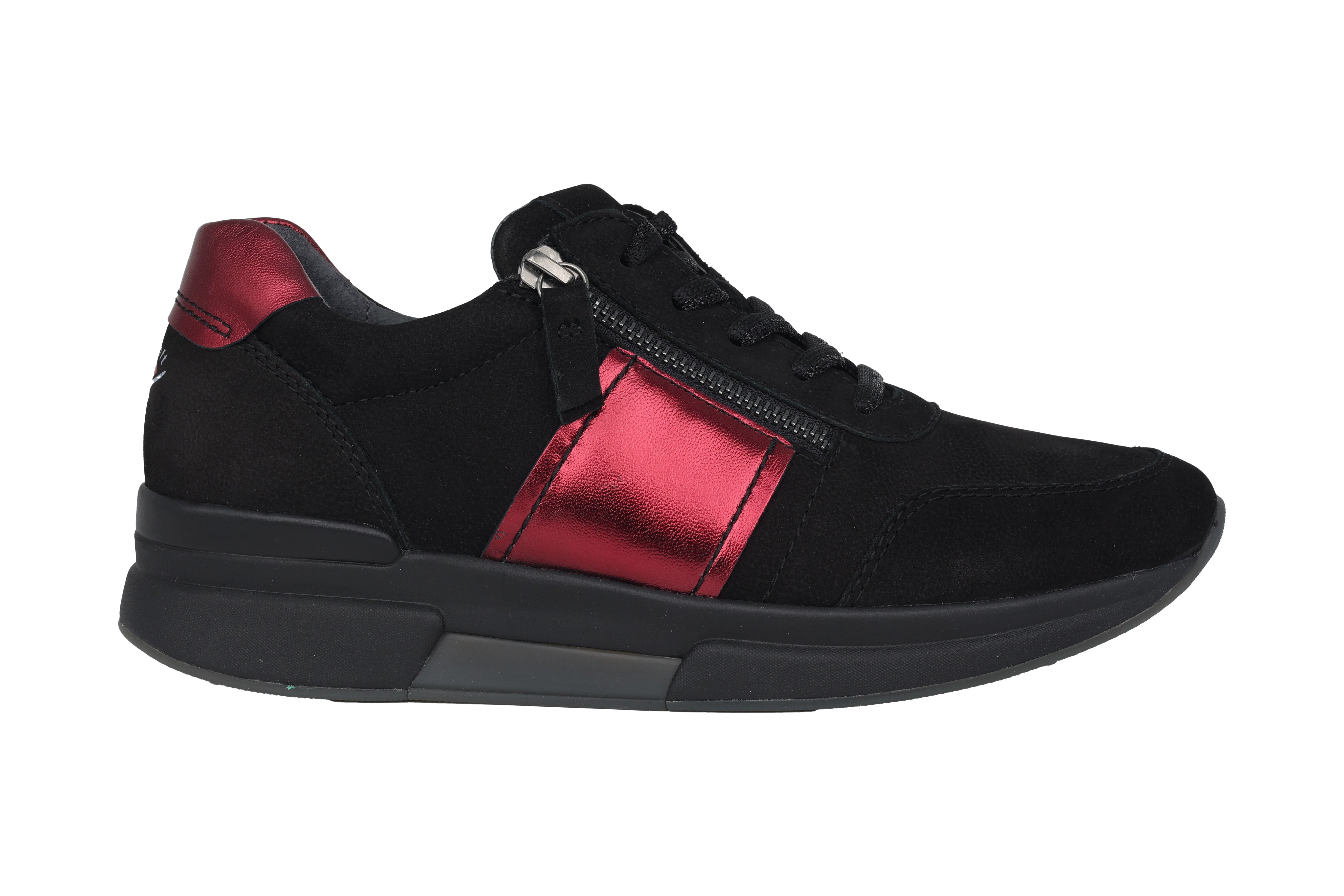 '36.928.87 women's walking rolling sneaker - Black/red