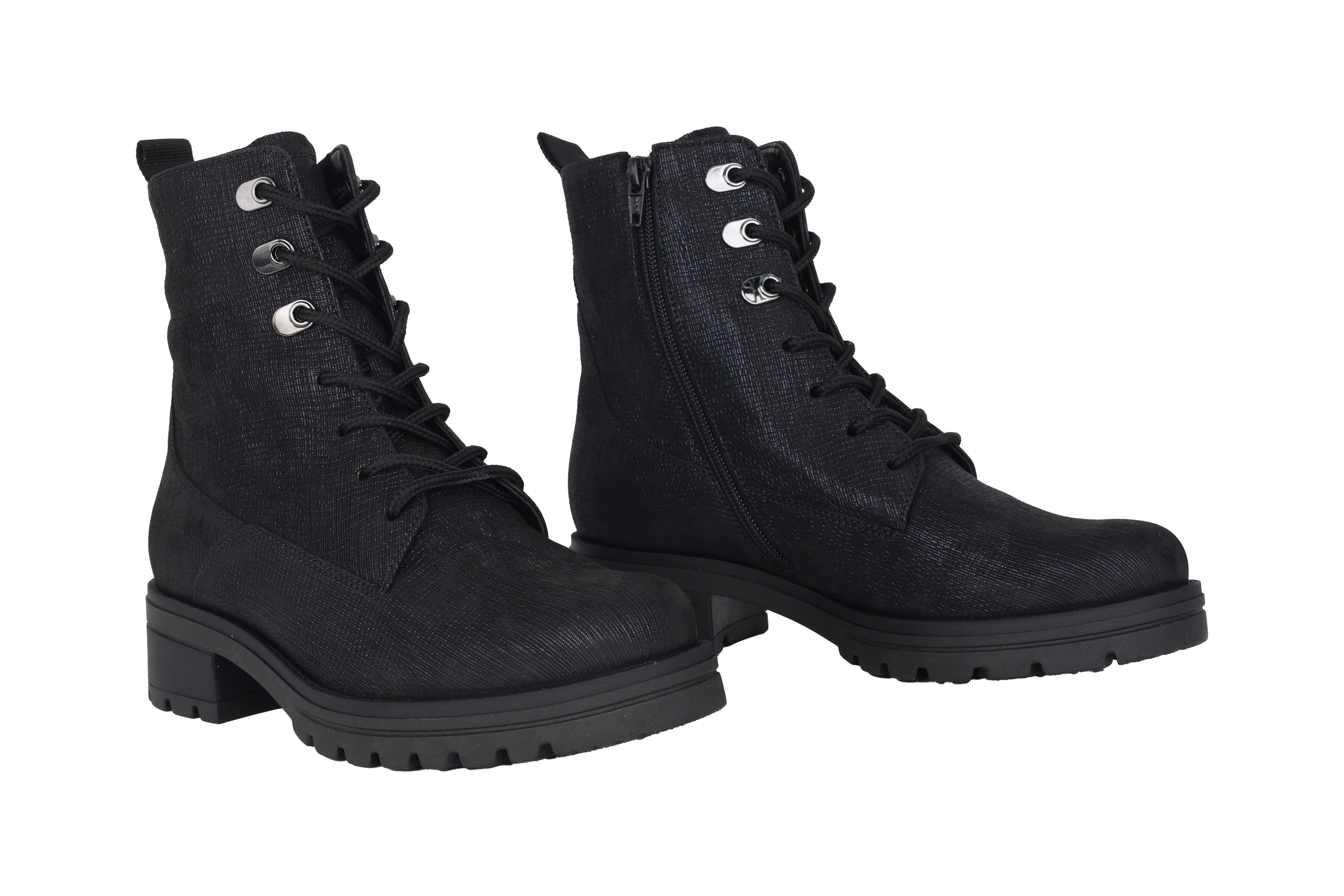 '52.786.86' women's lace-zip boot - blue