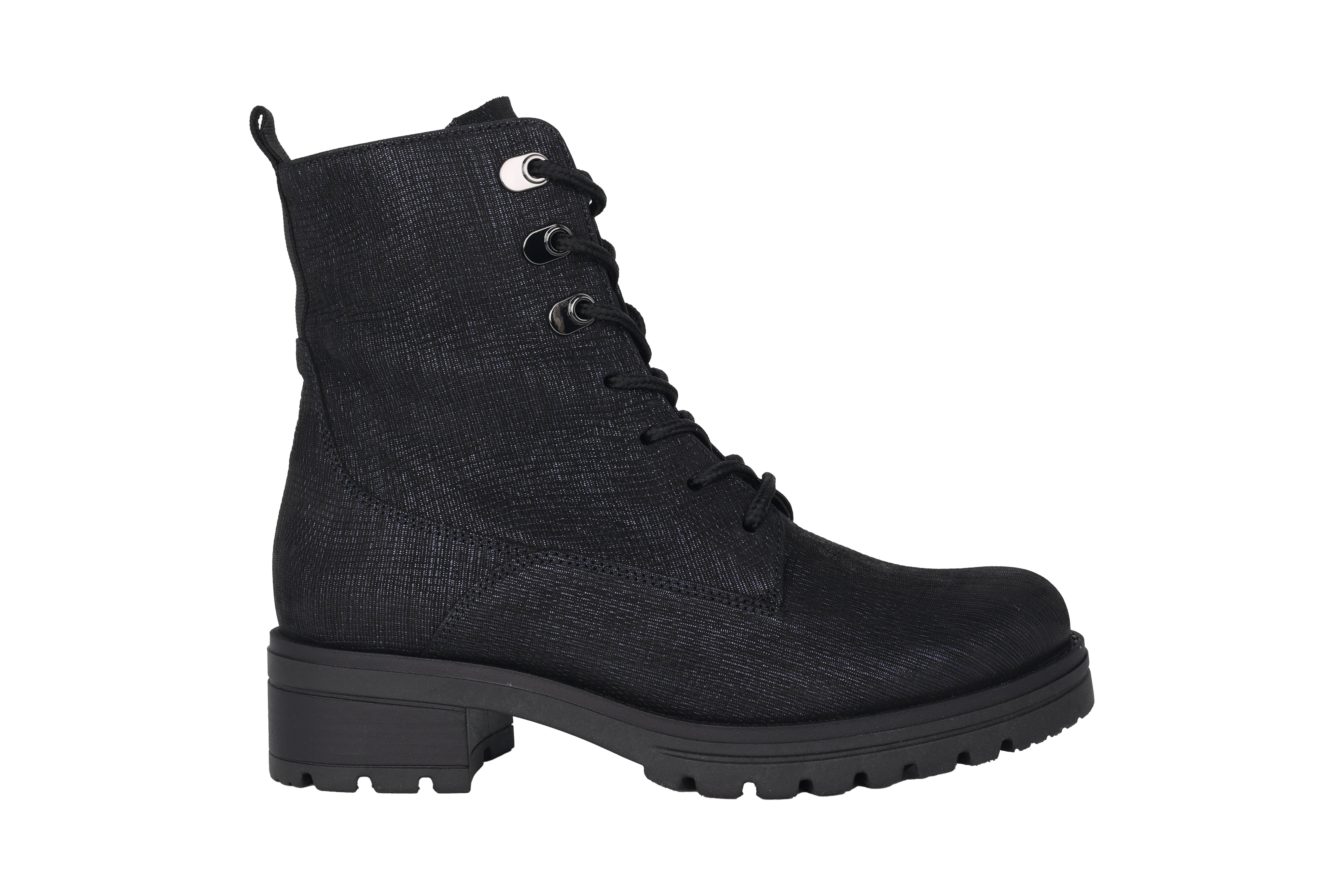 '52.786.86' women's lace-zip boot - blue