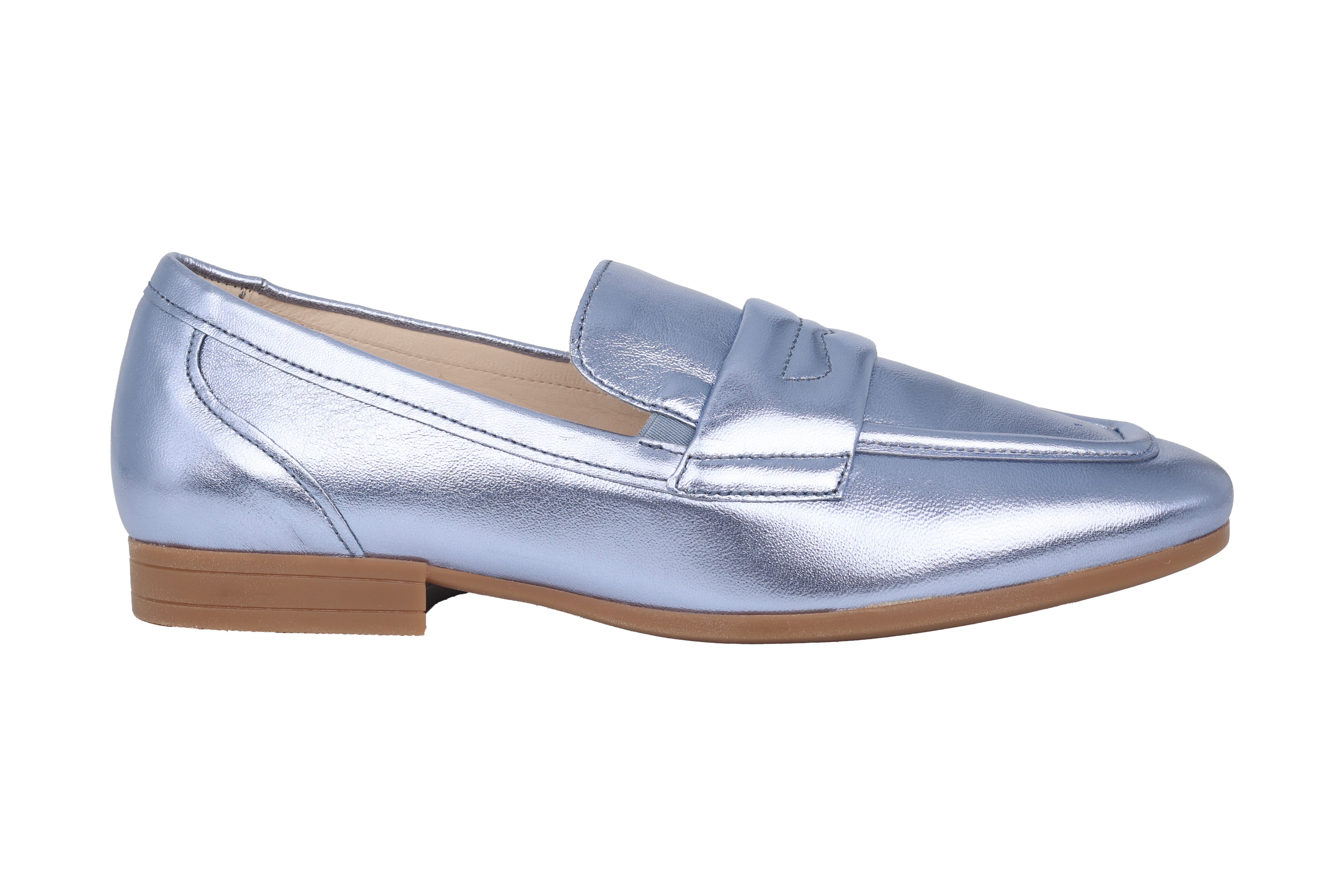 '22.424.86' women's moccasins - blue patent