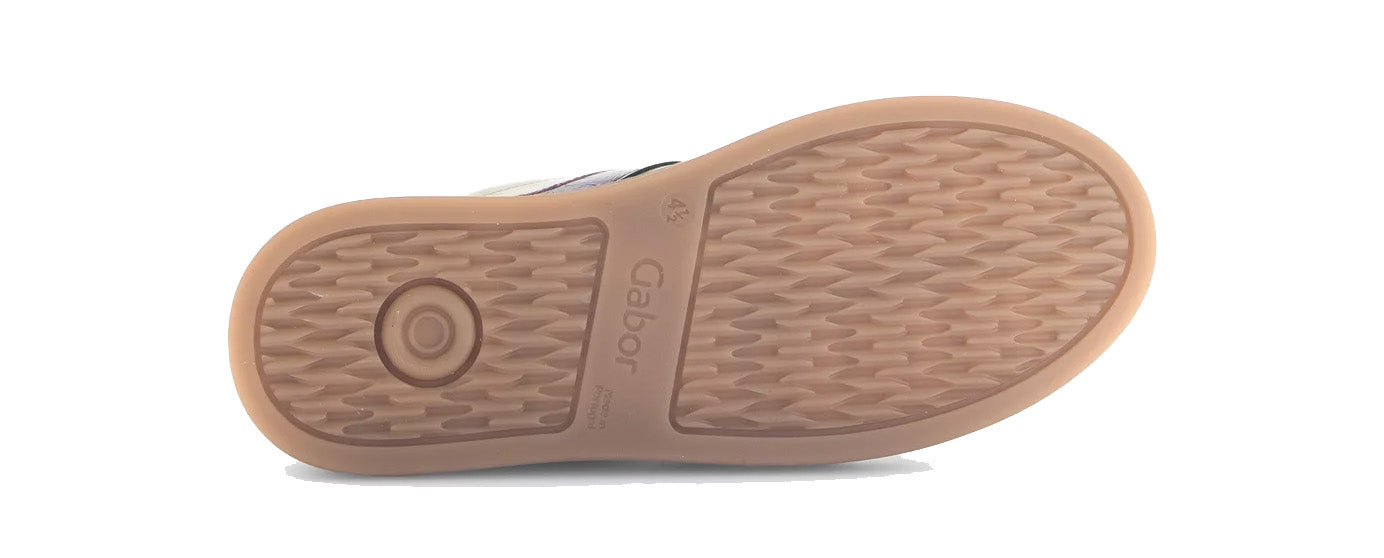 Sneaker à lacets pour femme '76.475.80' - Mélange doré rouge marron