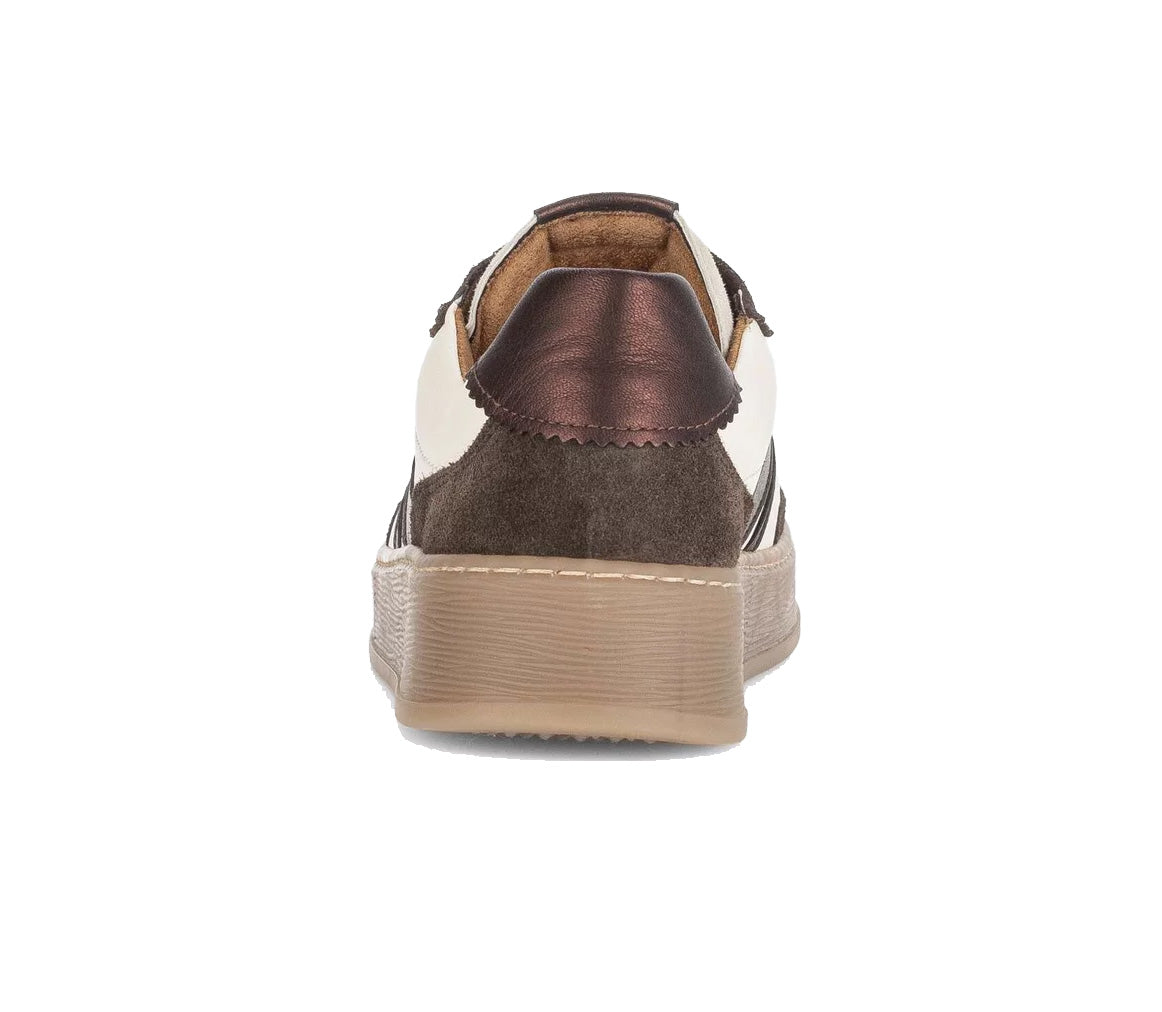 Dames veterschoen '76.475.20' - Witbruin mix