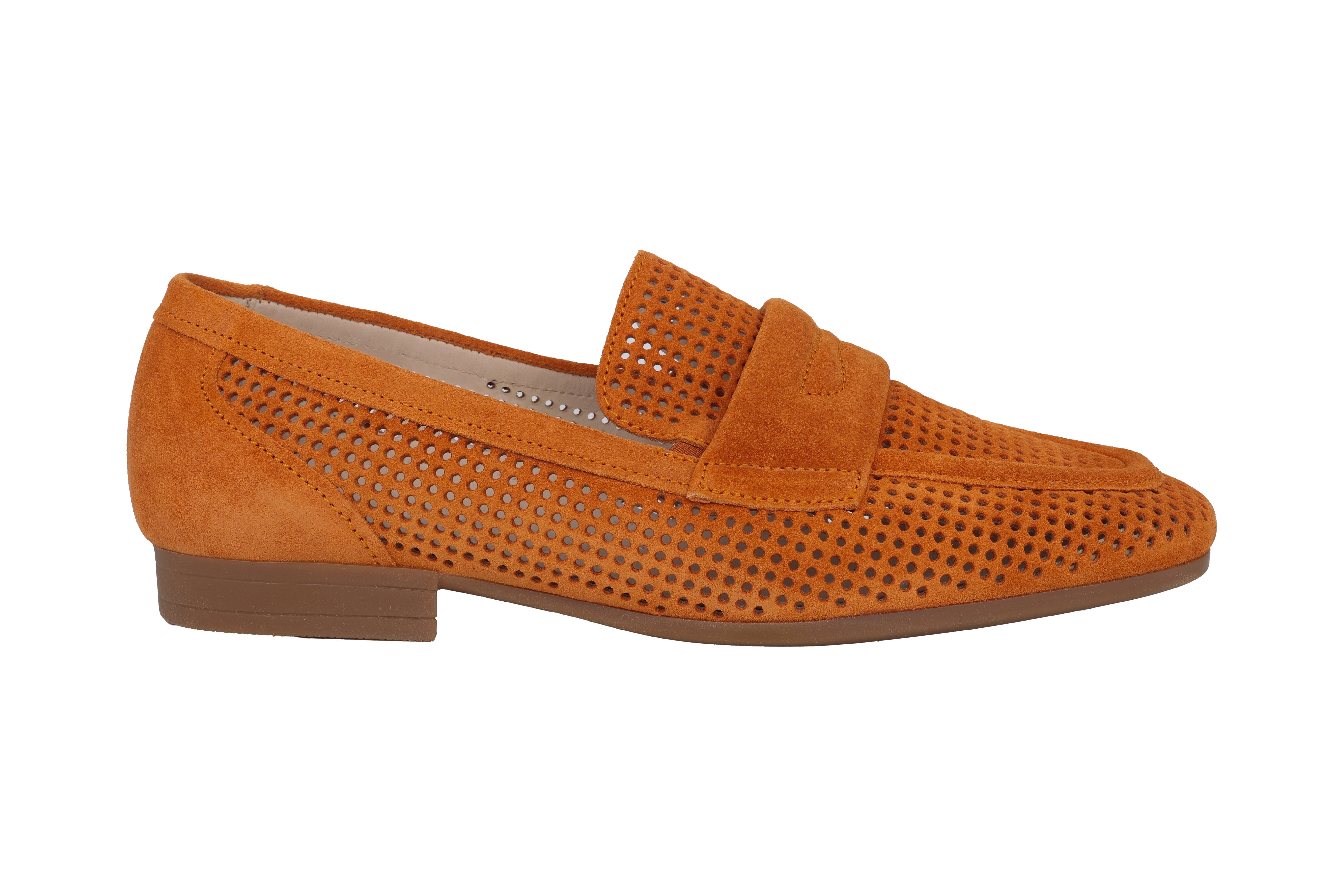 '22.424.31' women's perforated summer loafer - Orange