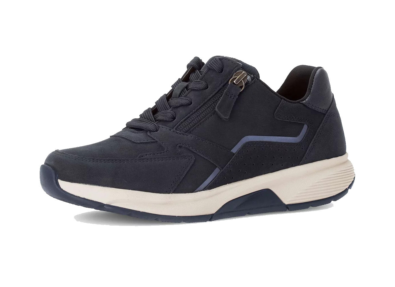 '76.878.46' women's walking rolling lace-up sneaker - Blue