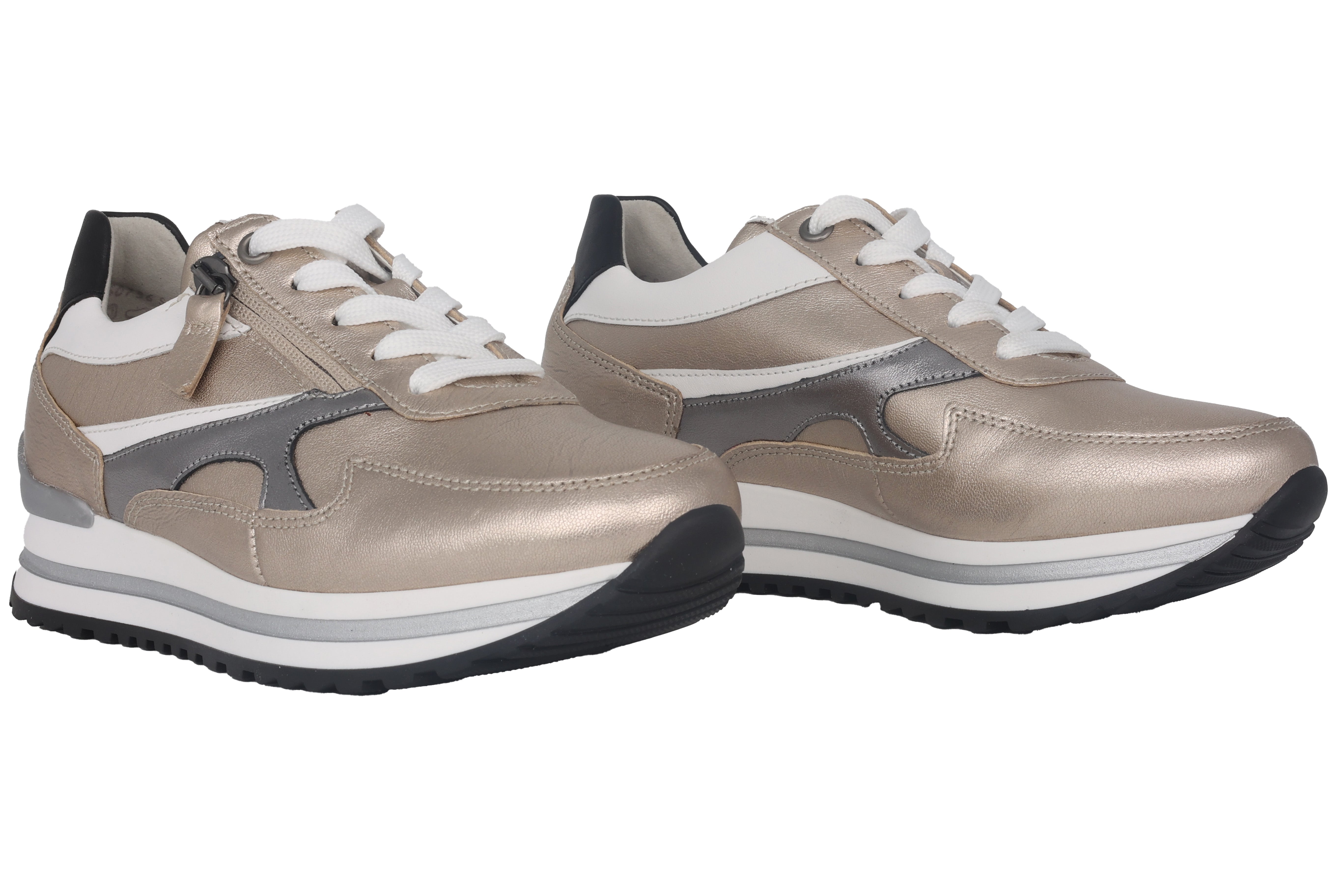 '56.526.82' women's wide fit (H) sneaker - Silver mix