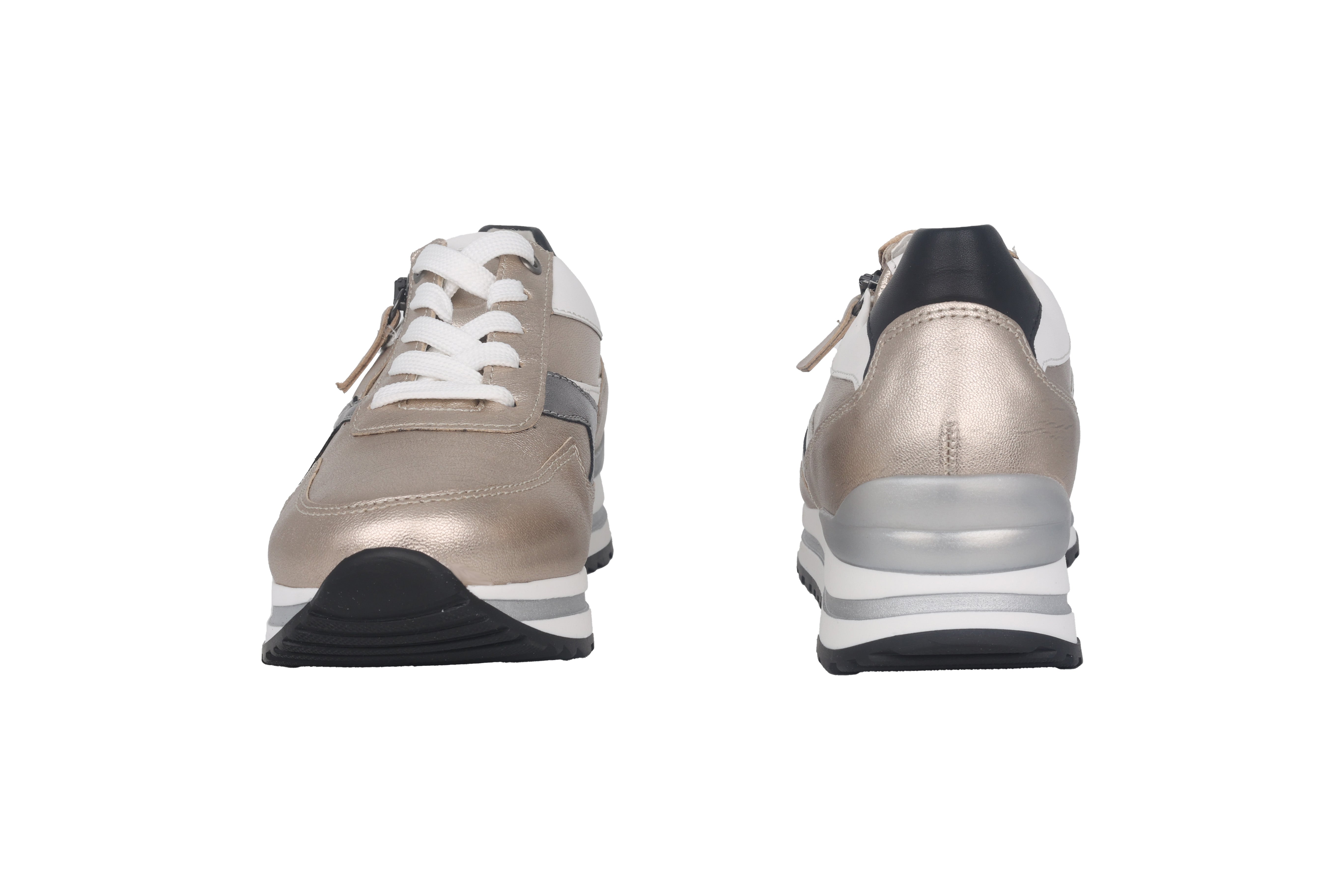 '56.526.82' women's wide fit (H) sneaker - Silver mix