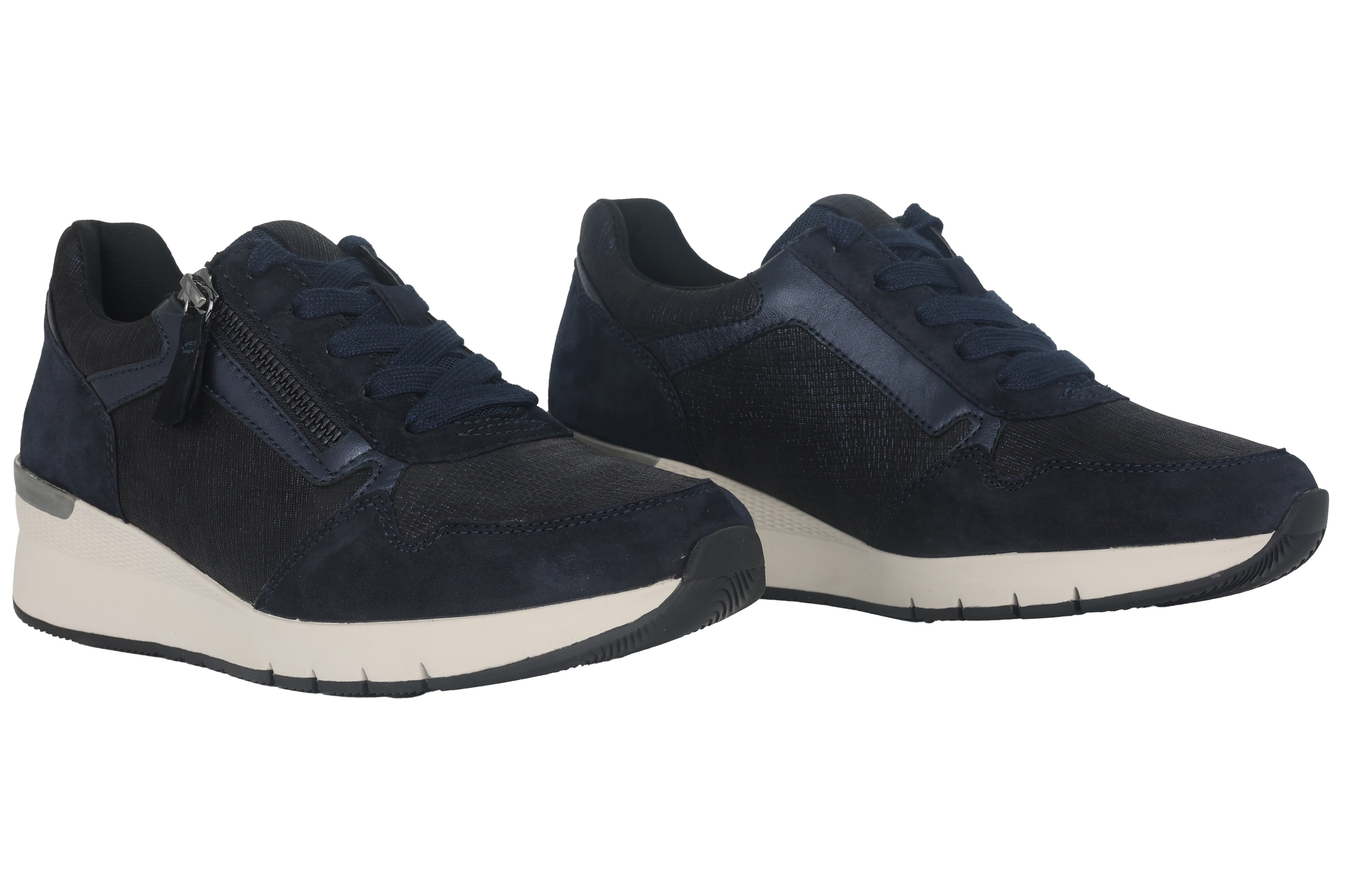 '56.418.86' women's lace-zip sneaker - Blue