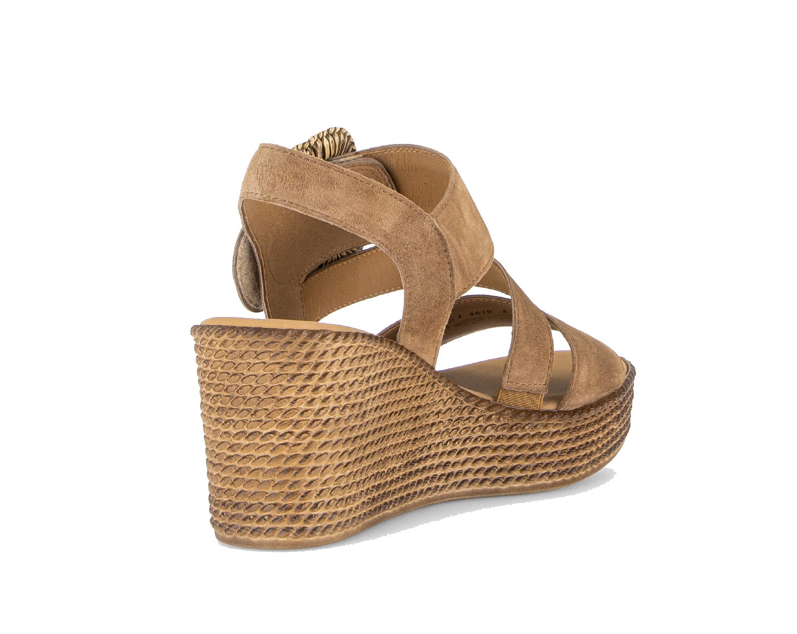 Sandale compensée pour femme '84.771.14' - marron