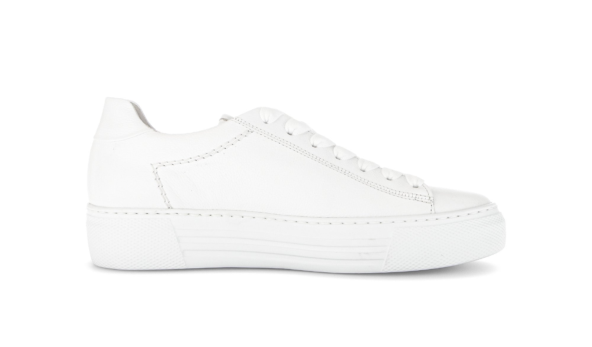 '86.460.50' damesneaker med snøre - hvid