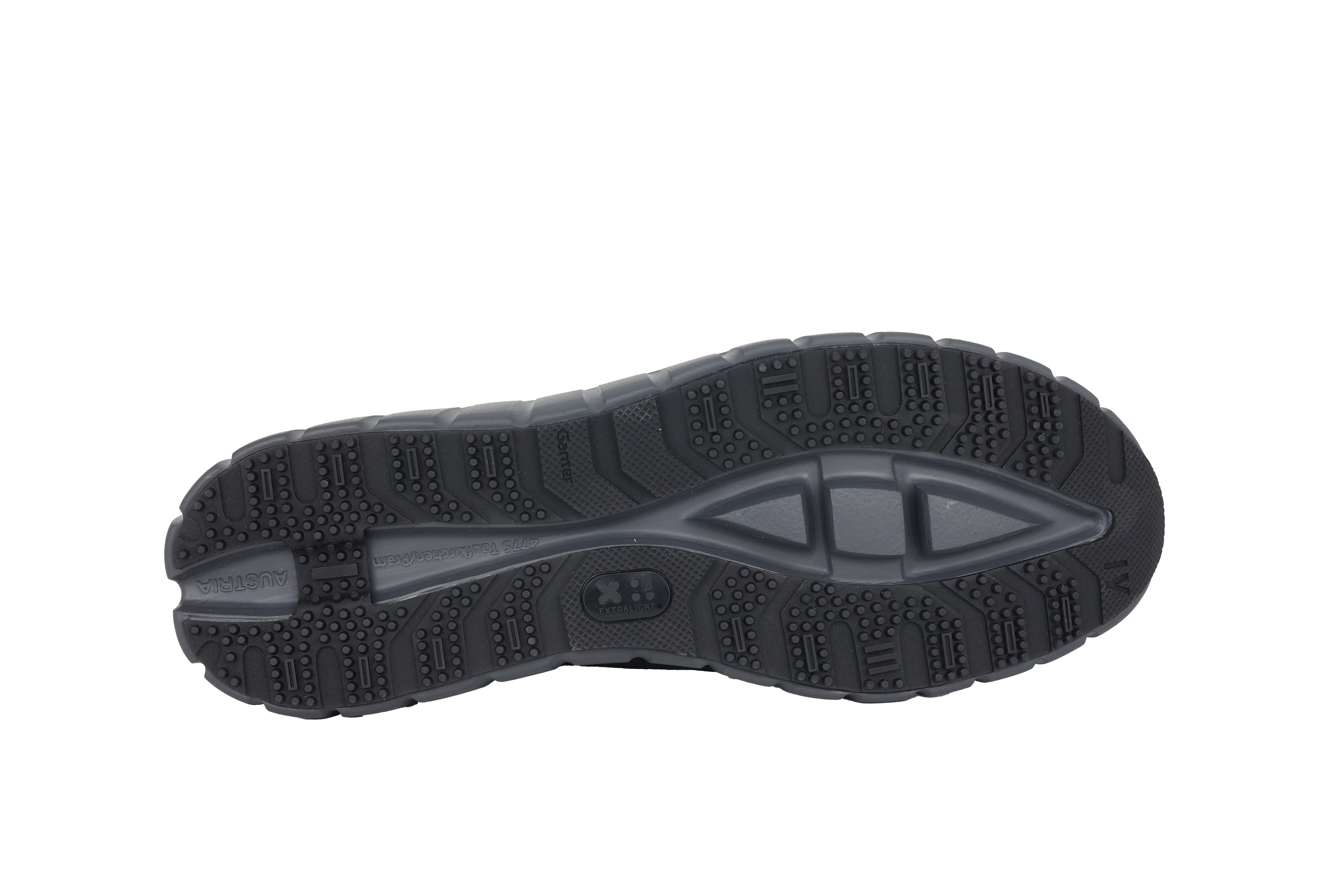 'Evo' herensneaker met brede pasvorm (H) en oprolbare veters - Blauw