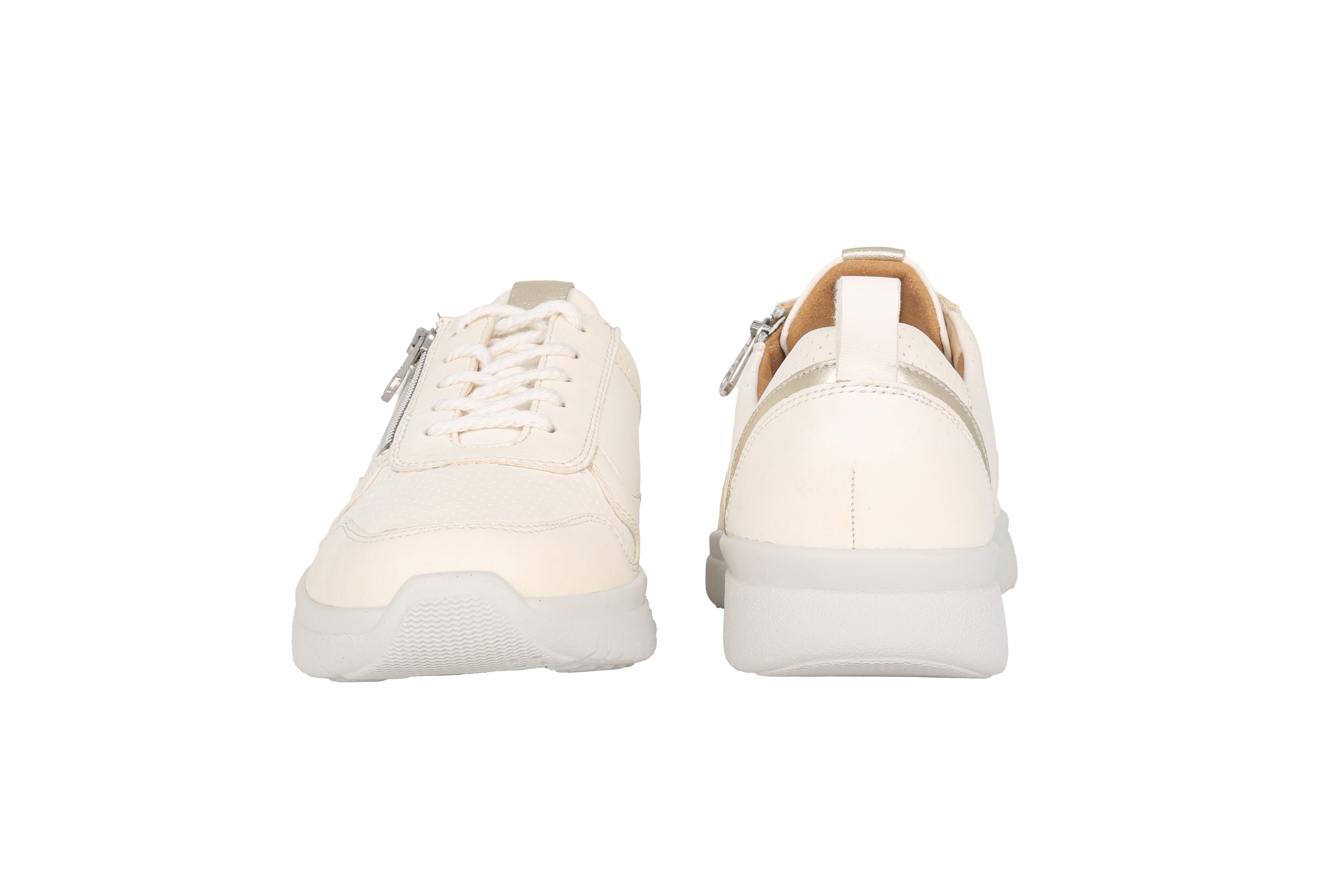 Baskets à lacets TRÈS LARGES (K) pour femme 'Kira' - blanc