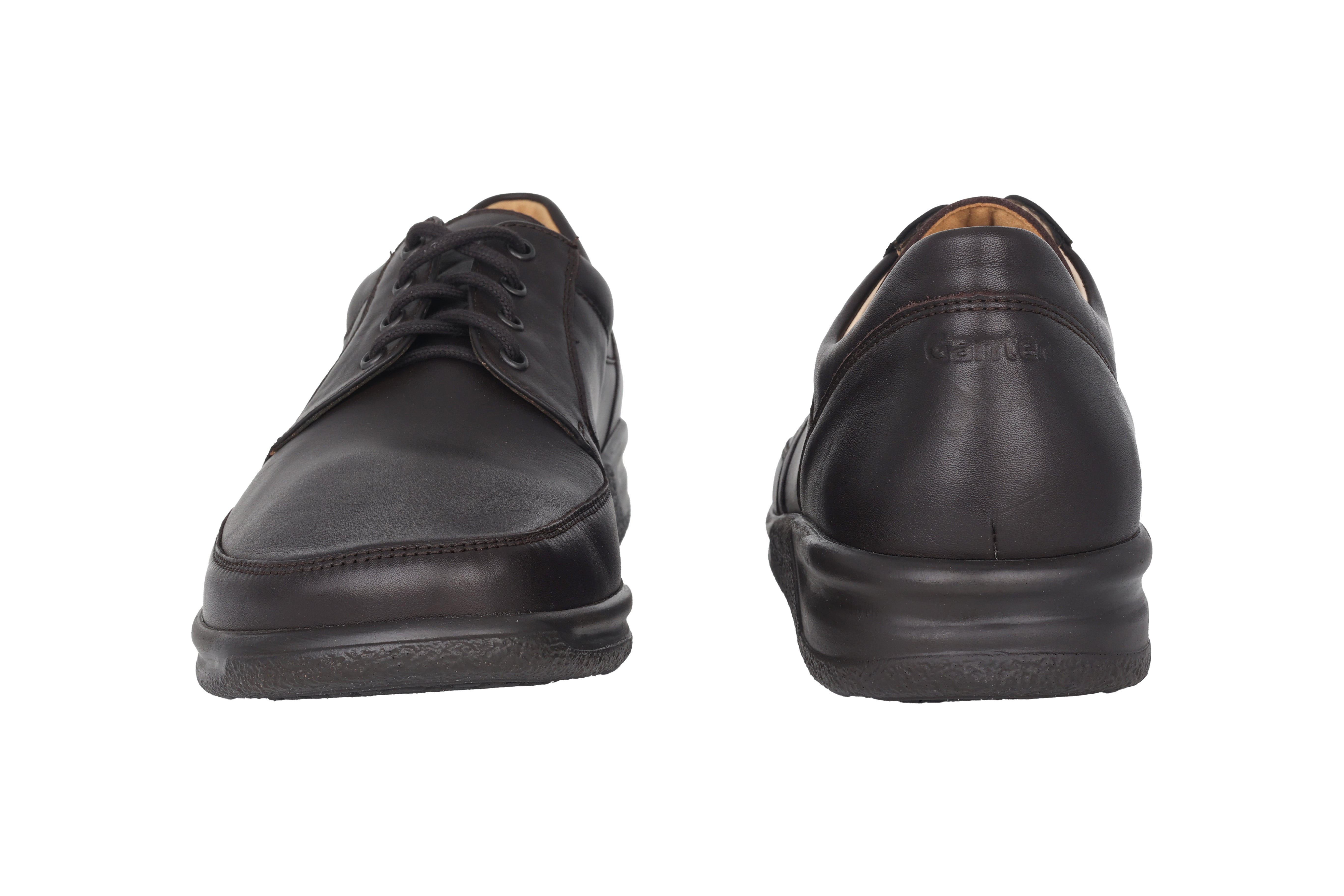 'Kurt' men's very wide (K) lace-up shoe - brown