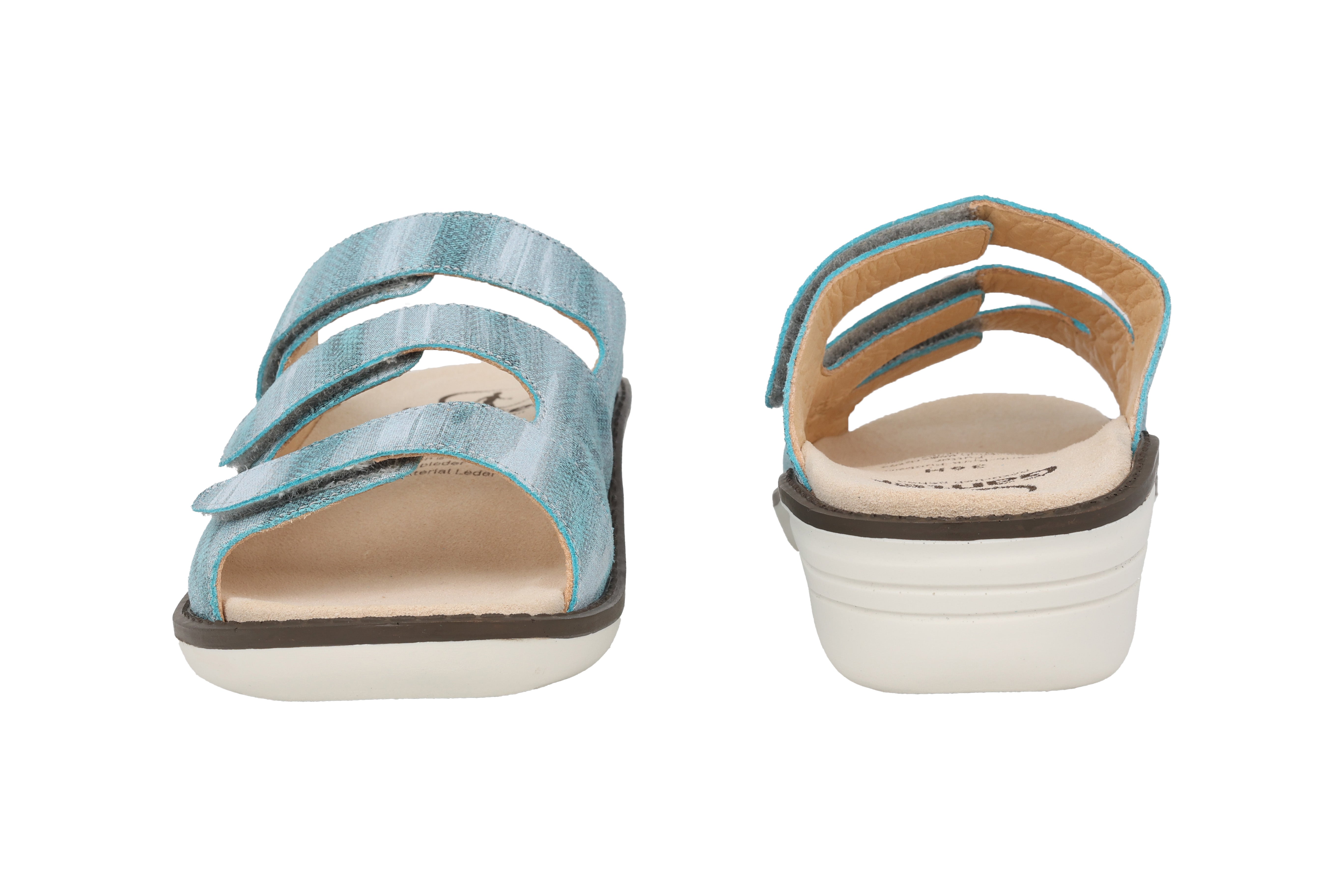 'Hera' women's wide fit (H) sandal - Blue
