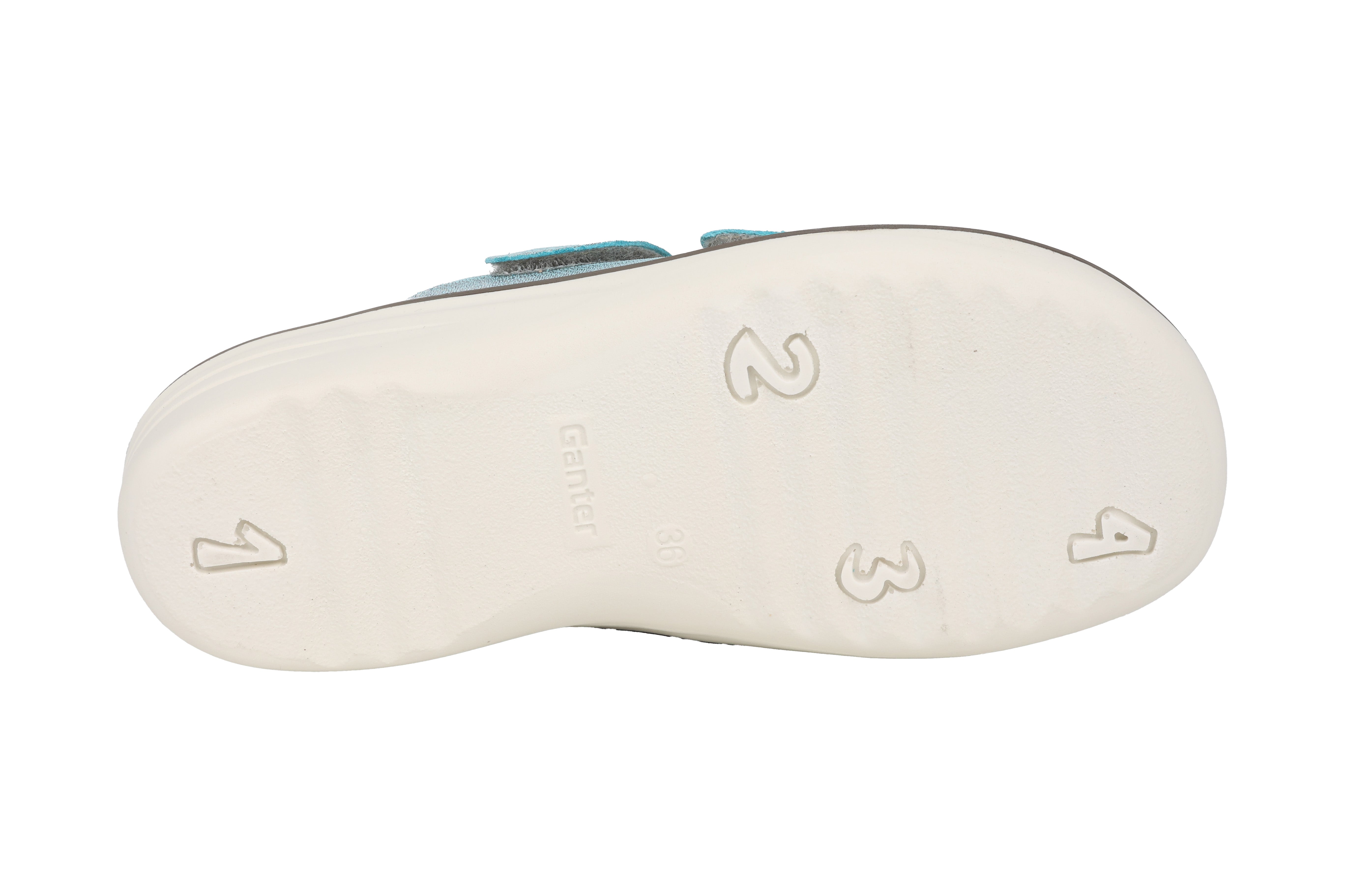 'Hera' women's wide fit (H) sandal - Blue