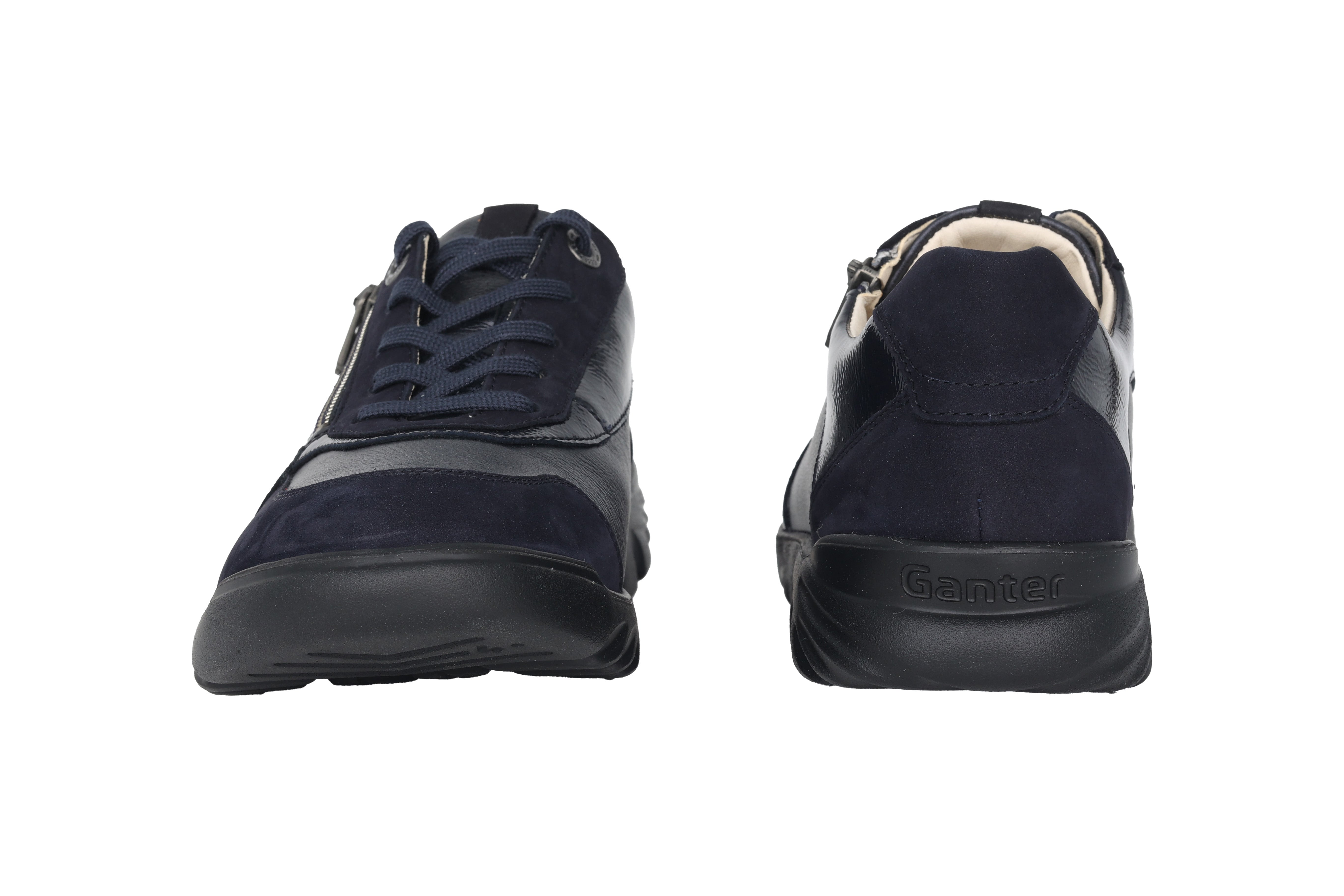 'Haylie' women's wide fit (H) walking rolling sneaker - Blue